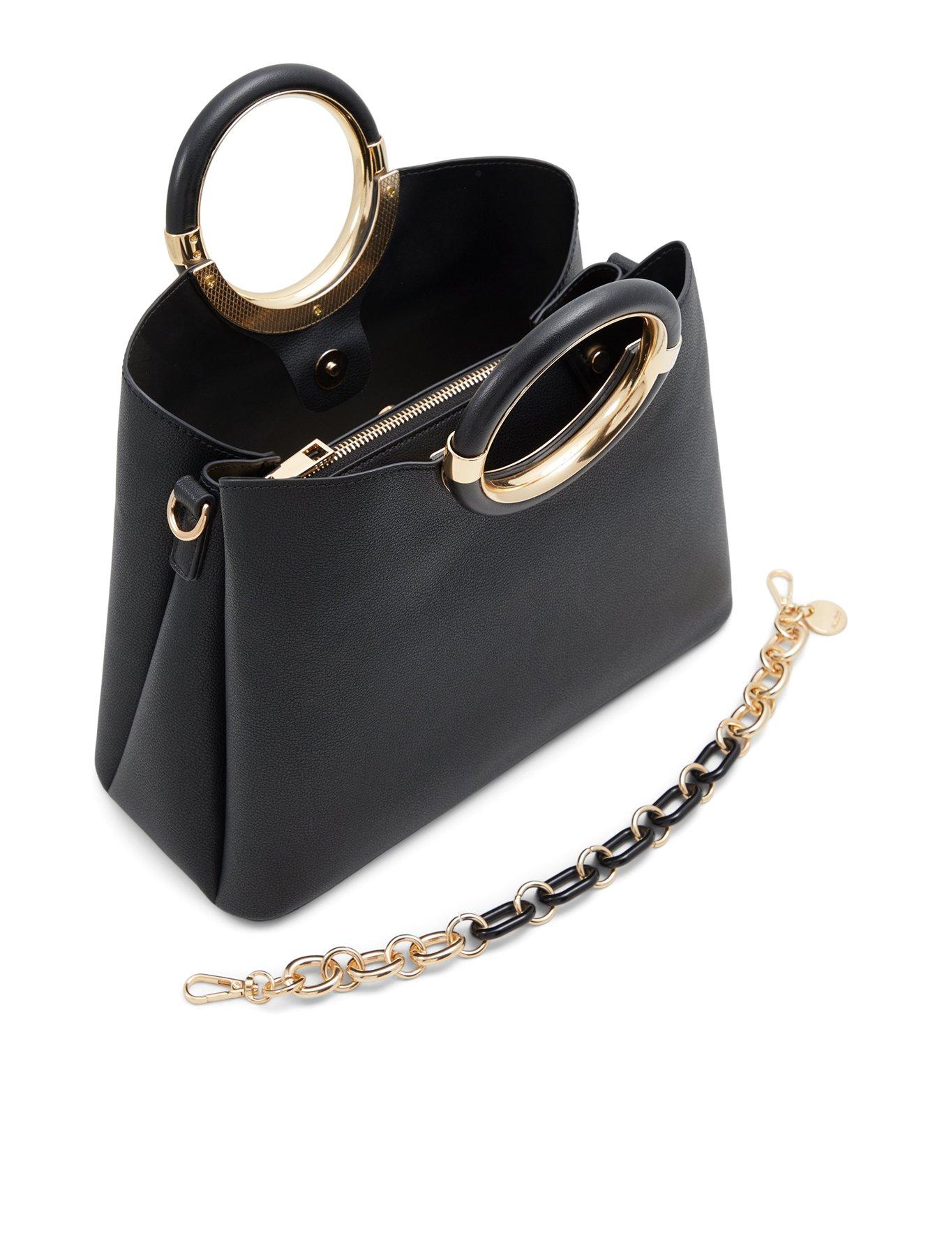  image of aldo-dovie-top-handle-tote-bag-black