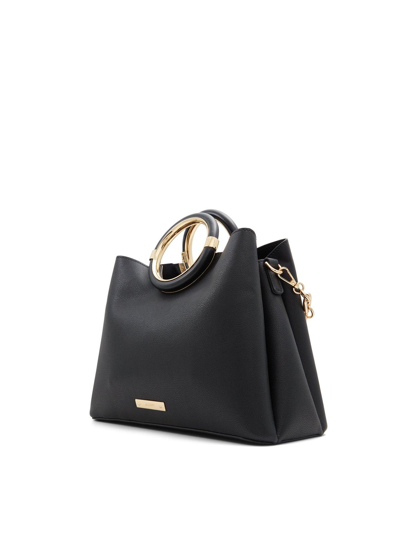  image of aldo-dovie-top-handle-tote-bag-black