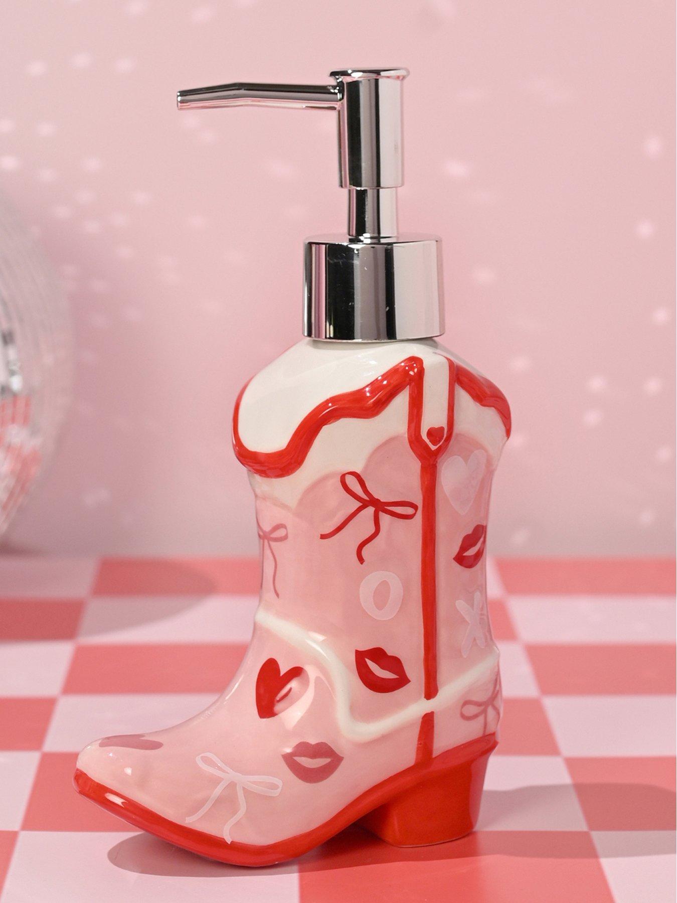 Hestia The Feel Good Club Cowboy Boot Soap Dispenser
