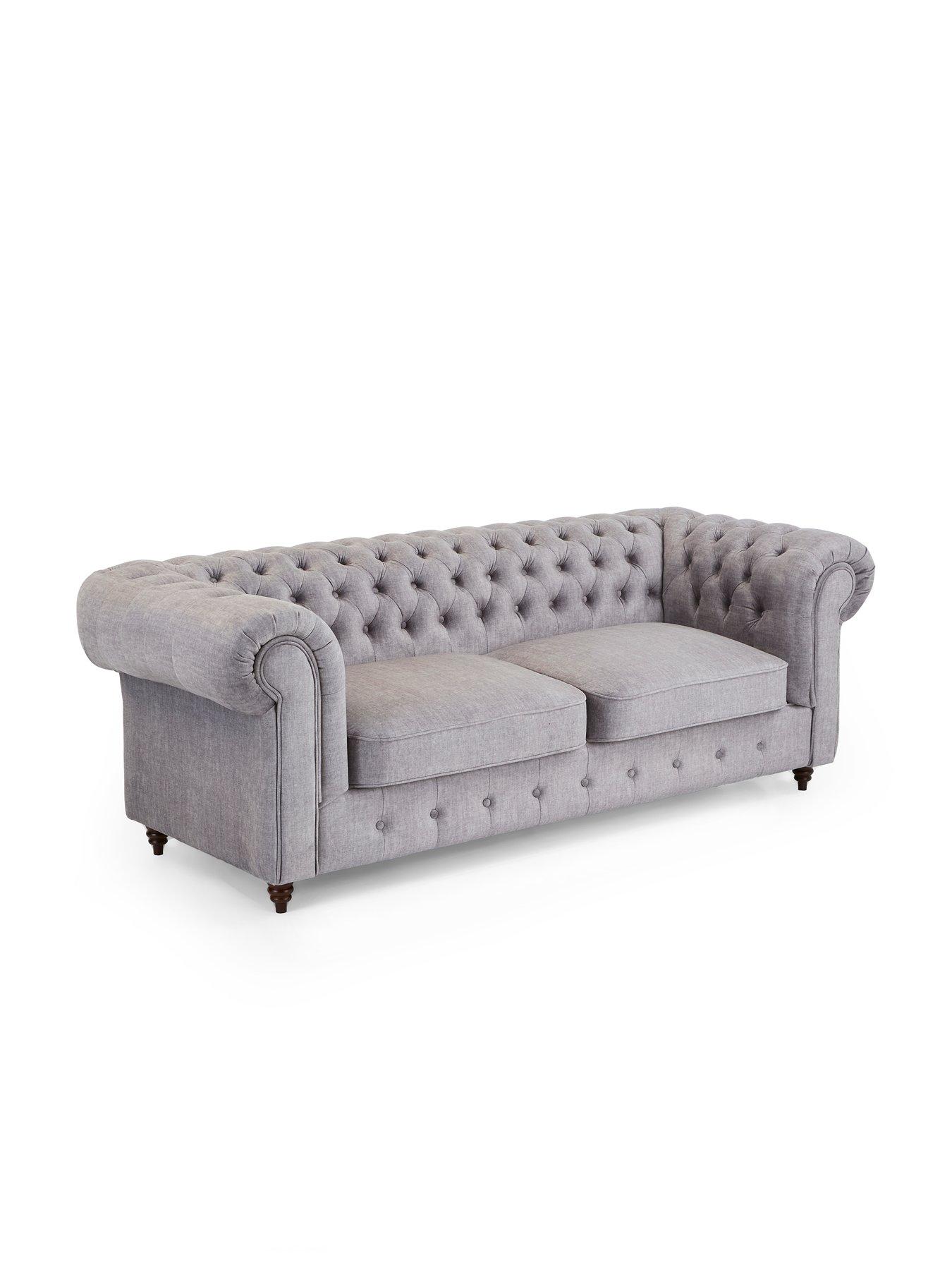 Image 3 of 8 of The Very Collection Laura 3 Seater Sofa Bed - Grey - FSC&reg; Certified