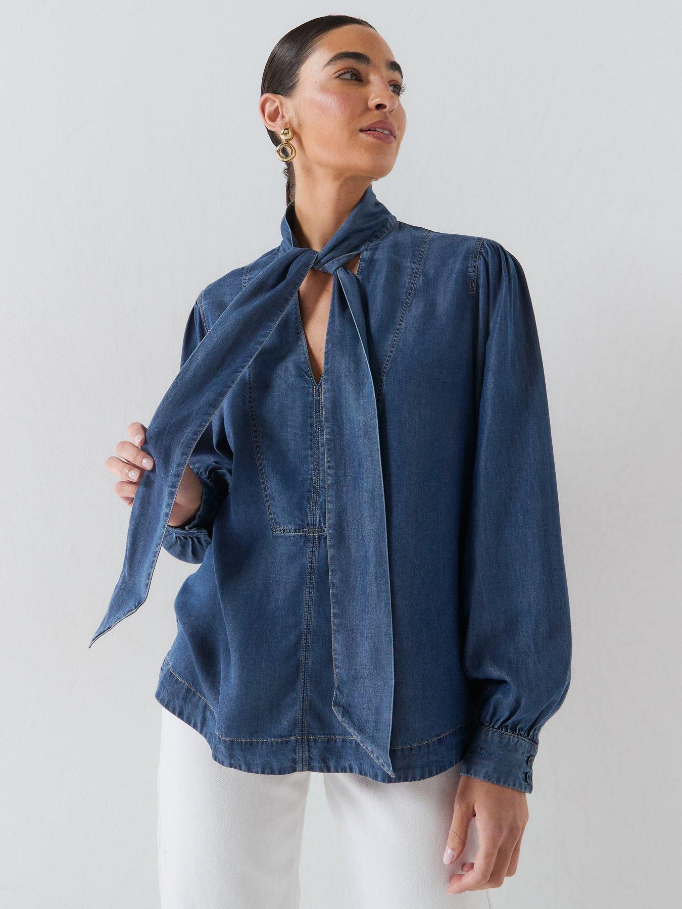 BOSS Betilla Denim Shirt - Blue