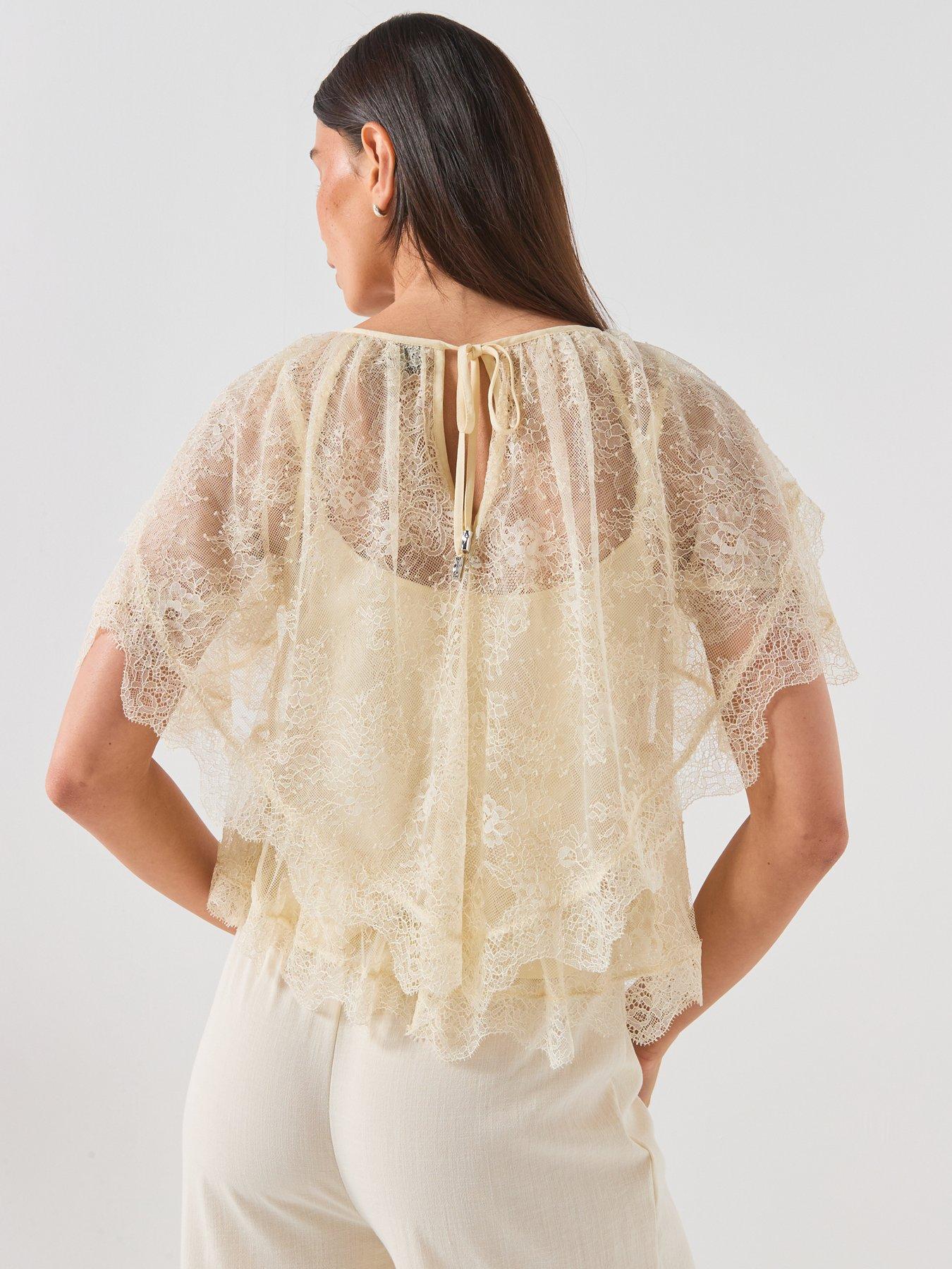 Image 2 of 6 of BOSS C_Bennedy Frill Top &nbsp;- Yellow
