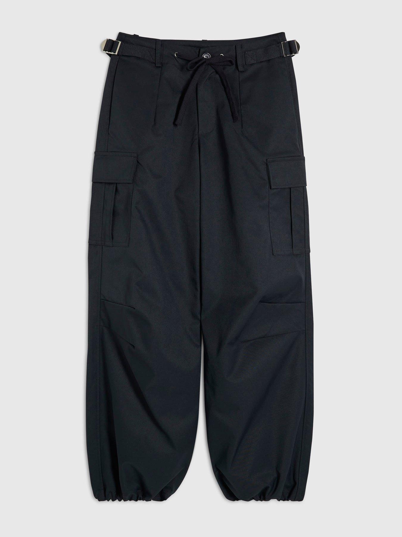 Image 6 of 6 of River Island Women's Multi-Pocket Utility Cargo Trousers - Navy
