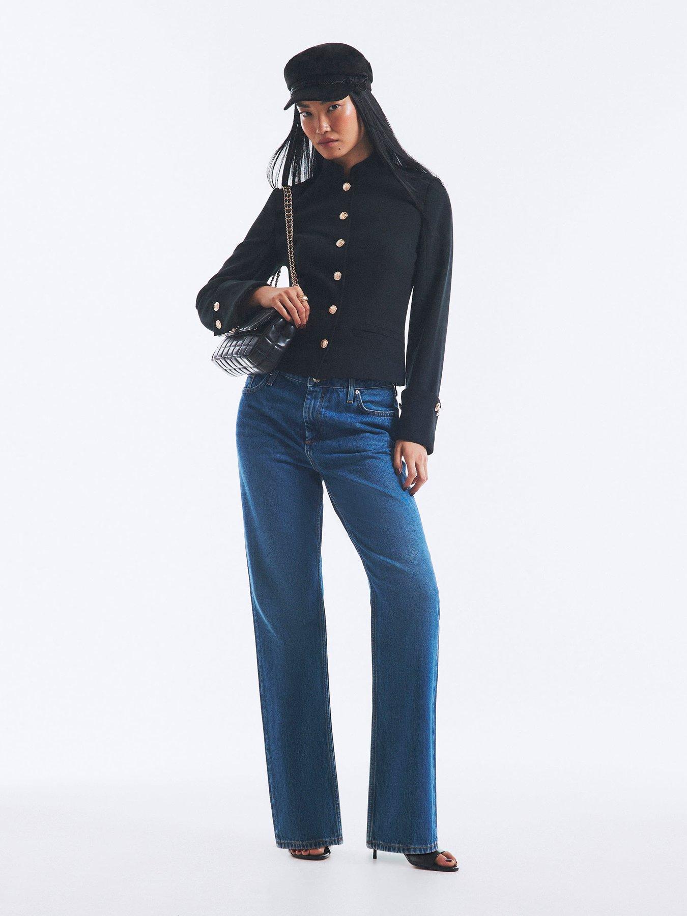 River Island Emma 90S Slim Straight - Blue