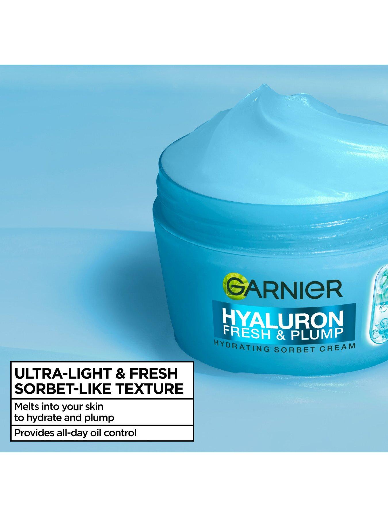 Image 2 of 8 of Garnier Hyaluron Fresh & Plump Sorbet Cream 85ml