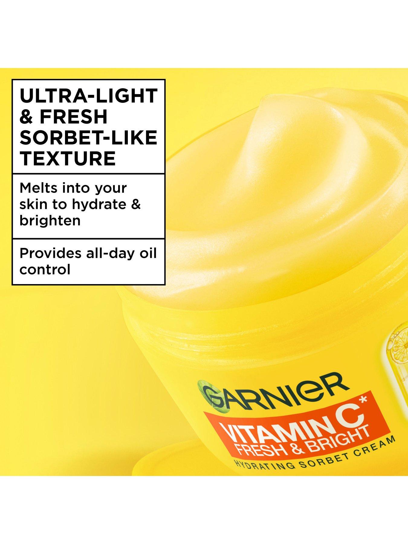 Image 2 of 8 of Garnier Vitamin C Fresh &amp; Bright Sorbet Cream 85ml