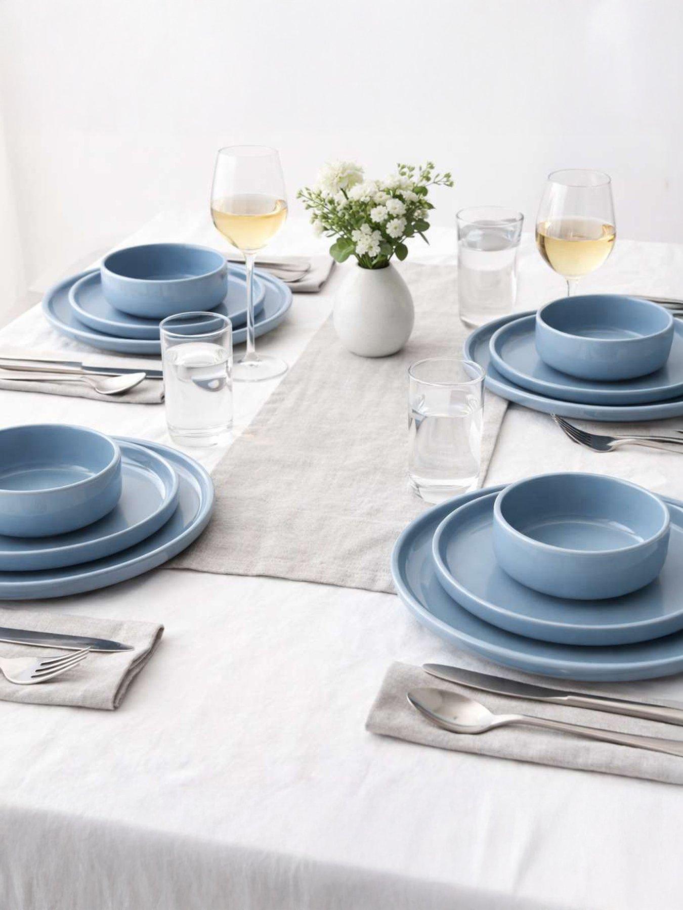 front image of waterside-12pc-pastel-blue-lipped-dinner-set