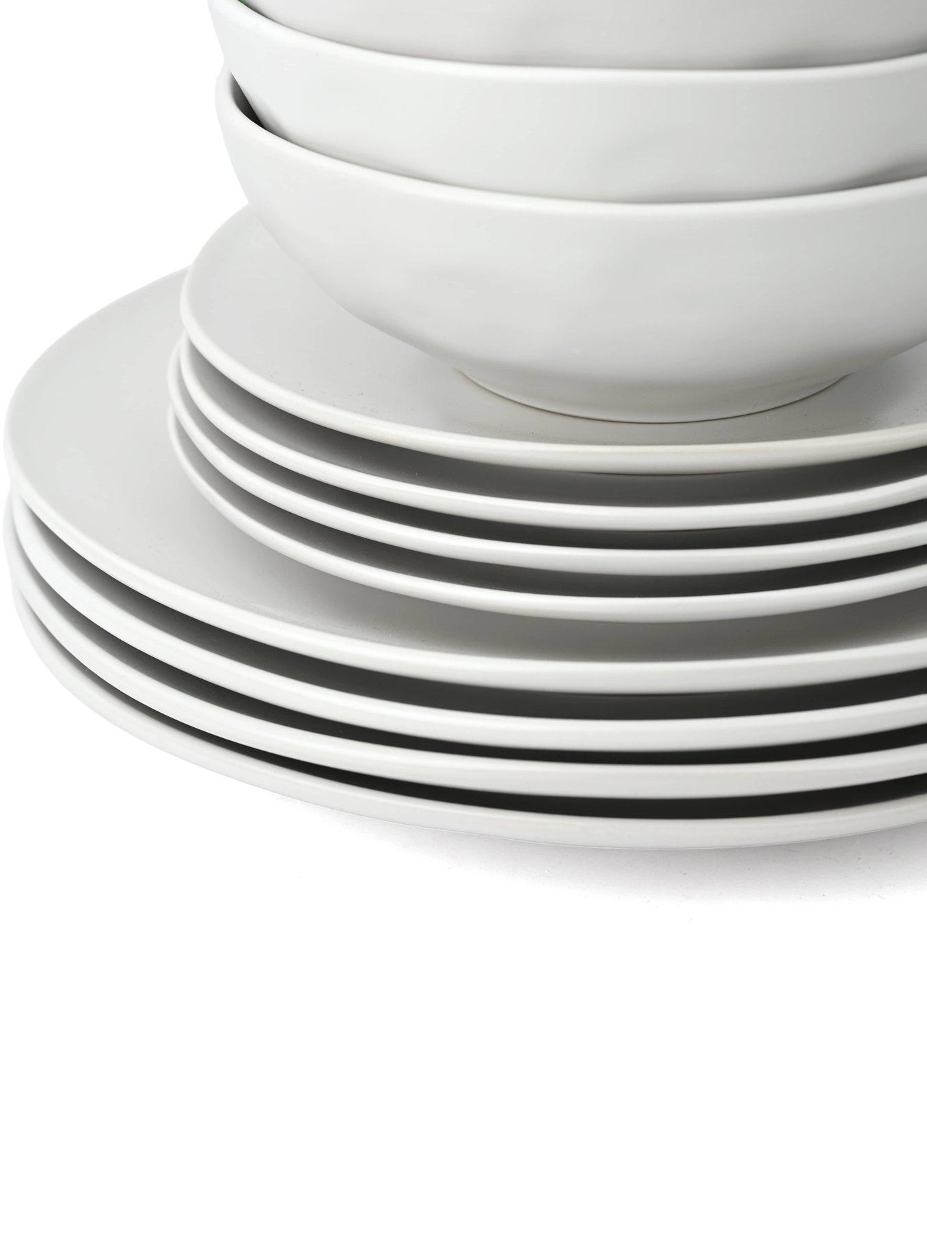  image of waterside-12pc-white-organic-irregular-dinner-set
