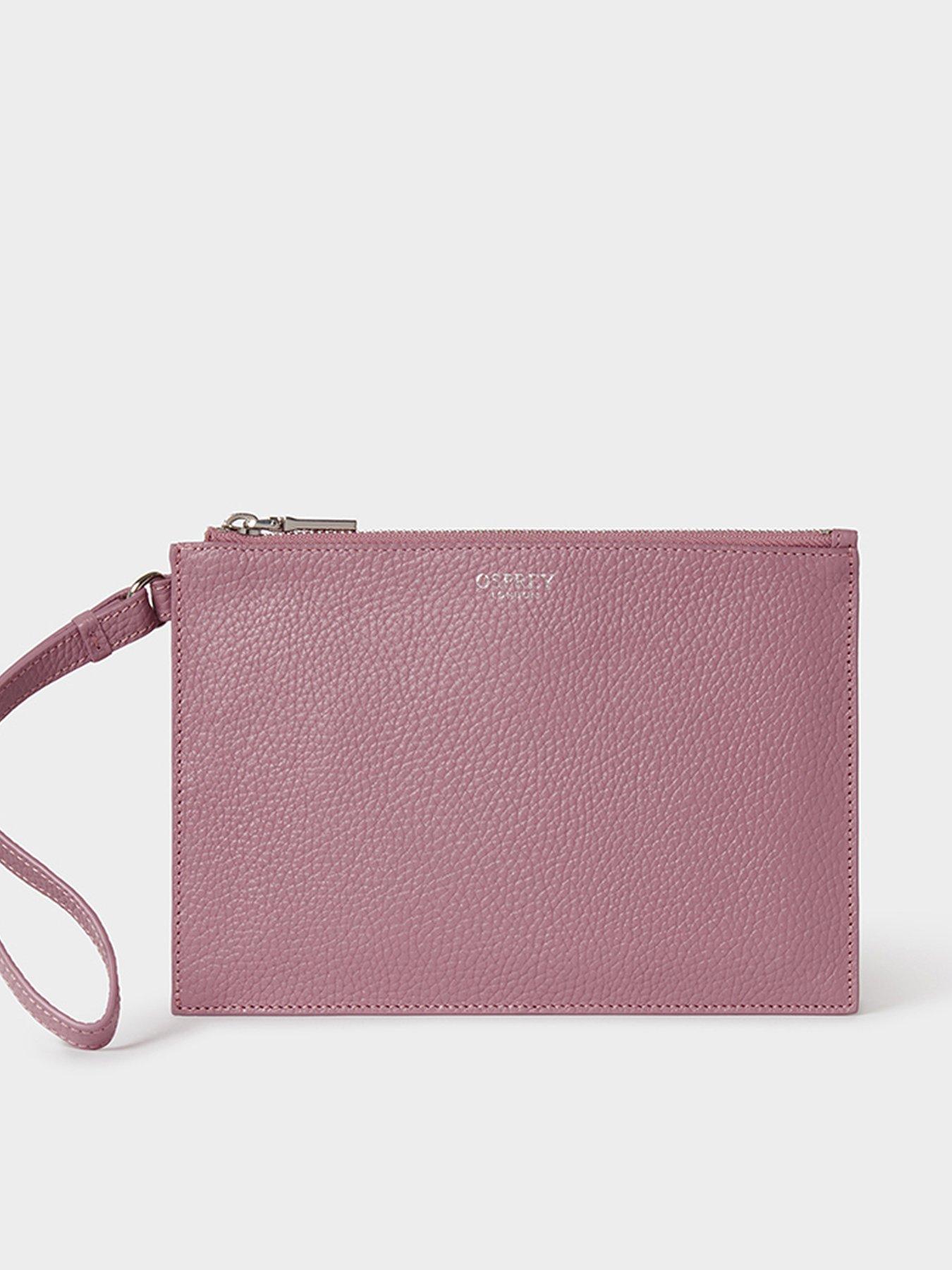 front image of osprey-london-the-core-large-leather-pouch