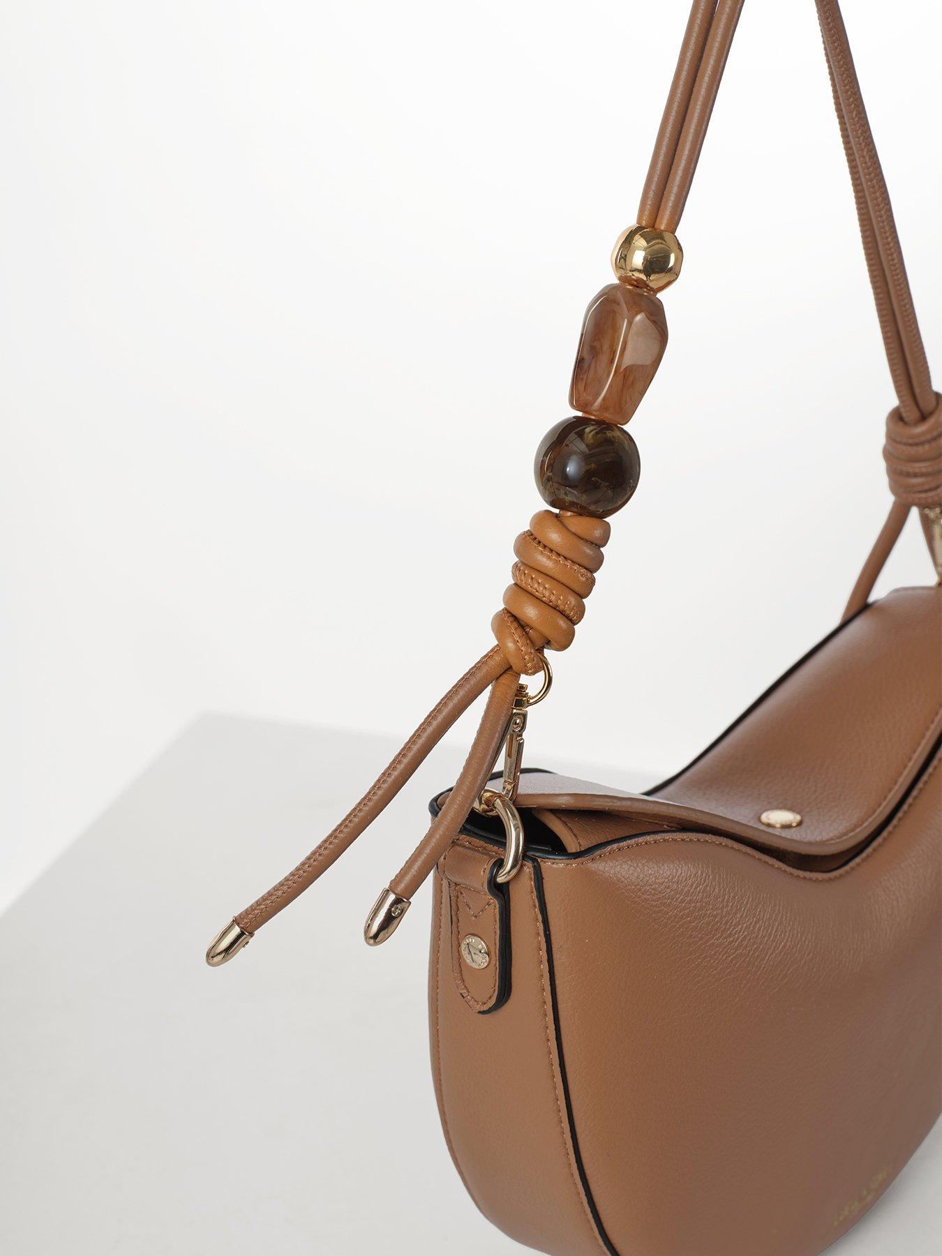 Image 6 of 7 of Luella Grey Cora Camel Saddle Crossbody