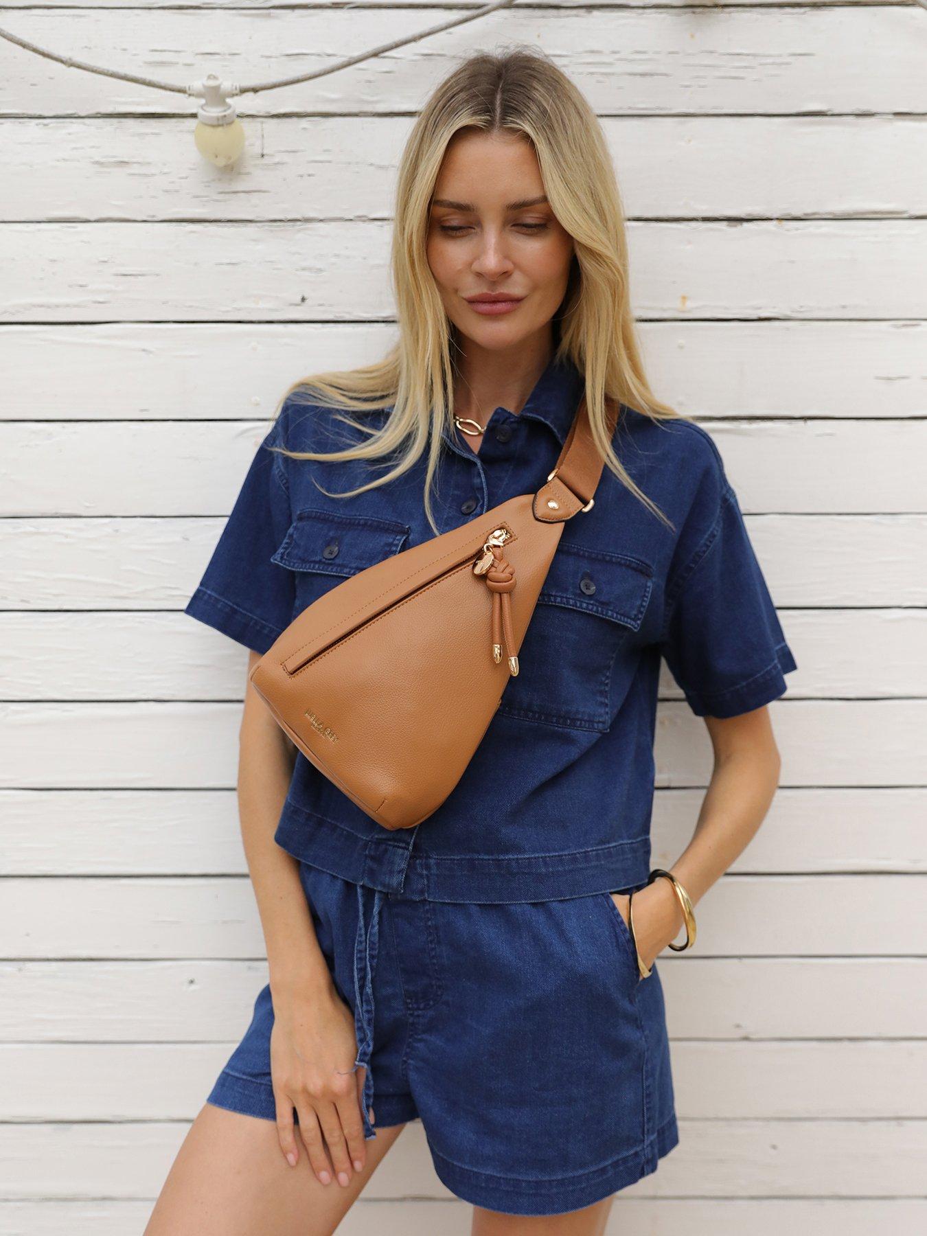Image 2 of 7 of Luella Grey Darla Camel Weekend Crossbody
