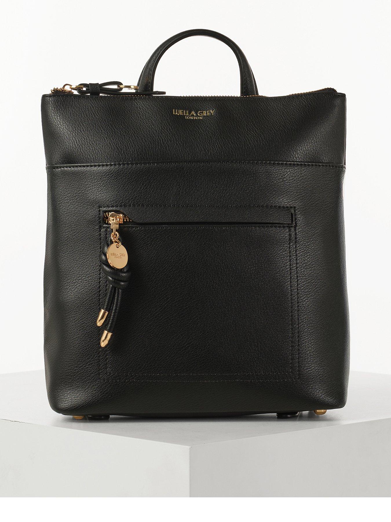 Luella Grey Ella Black Small Casual Backpack