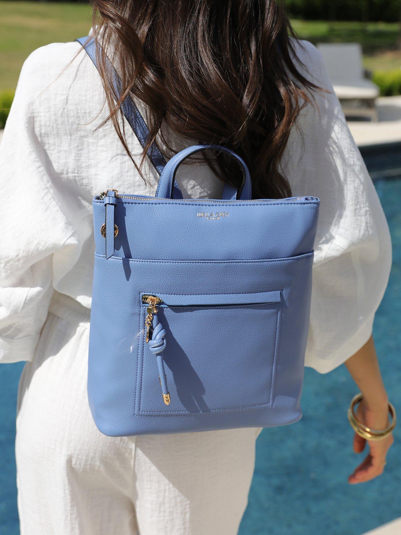 Image 6 of 6 of Luella Grey Ella Cornflower Blue Small Casual Backpack