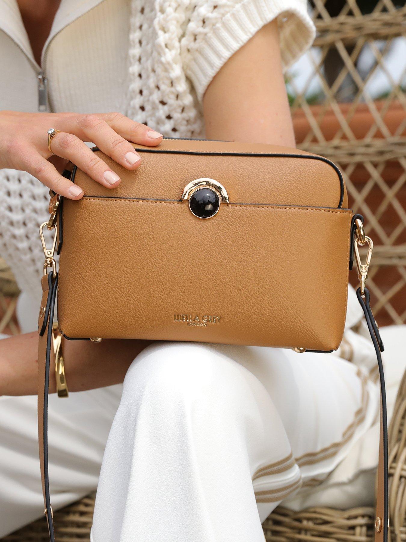 Image 7 of 7 of Luella Grey Sian Camel Camera Crossbody