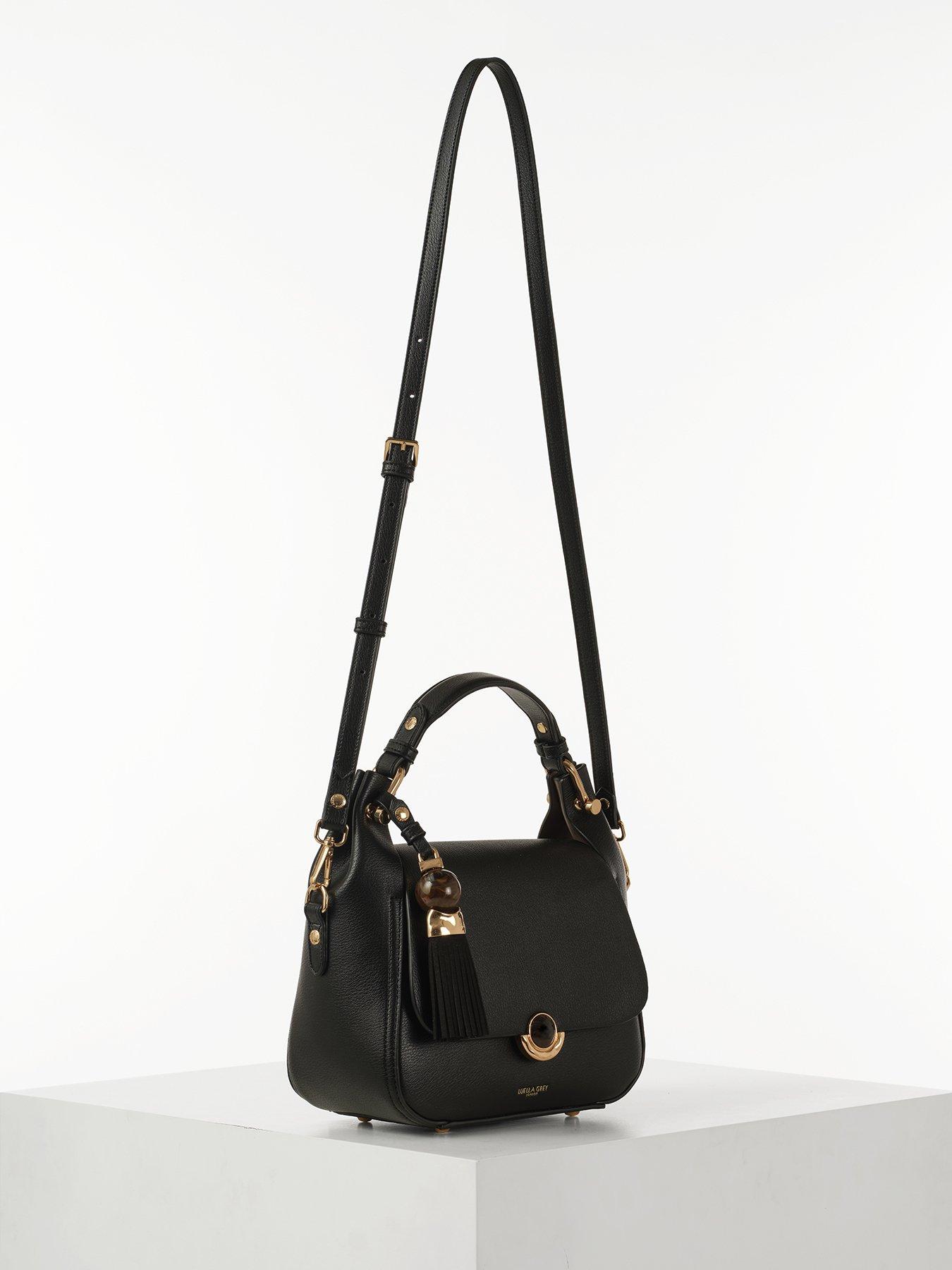 Image 4 of 7 of Luella Grey Diana Top Handle Crossbody Bag - Black