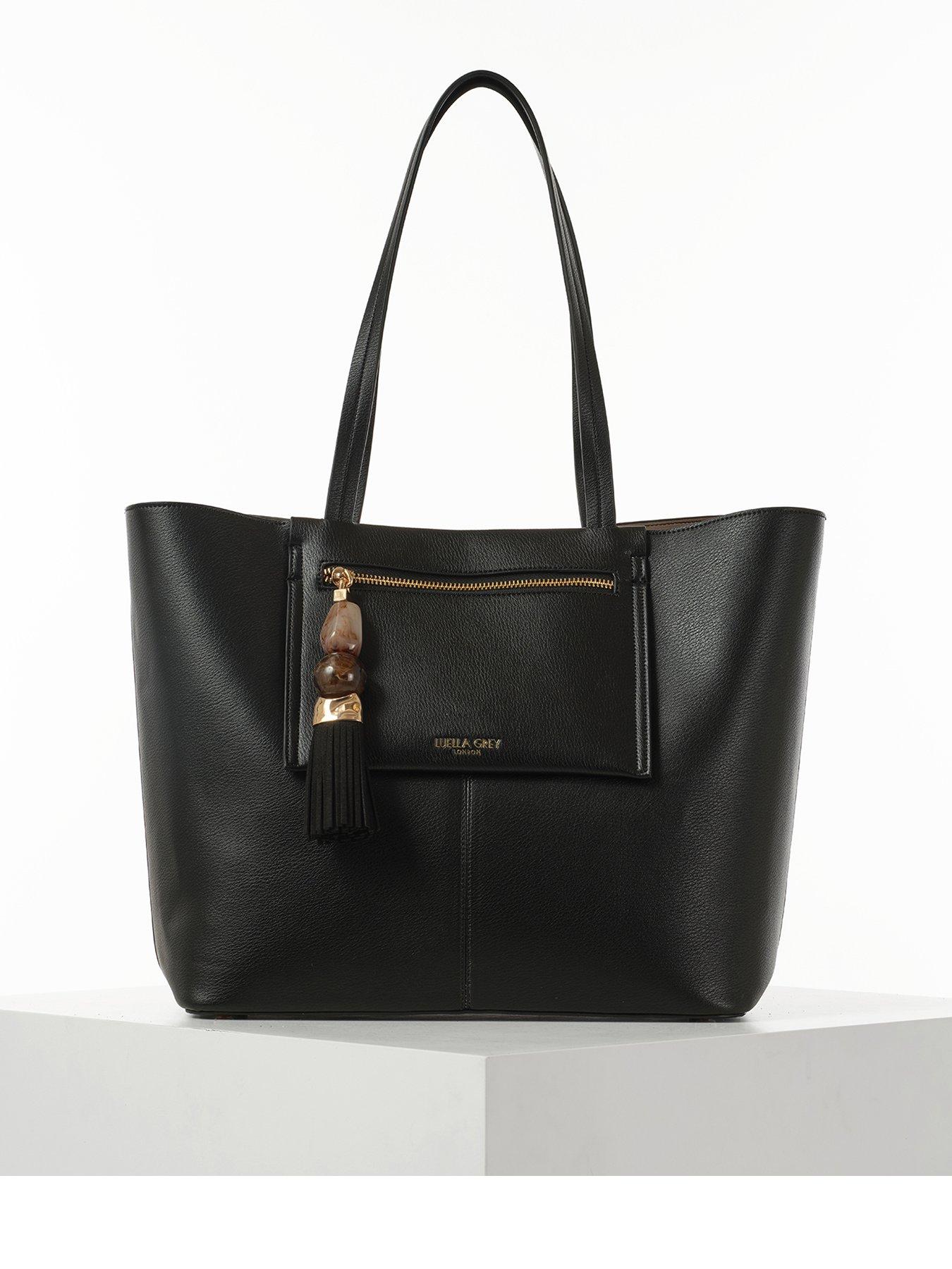 Luella Grey Cindy Casual Tote With Laptop Pouch - Black