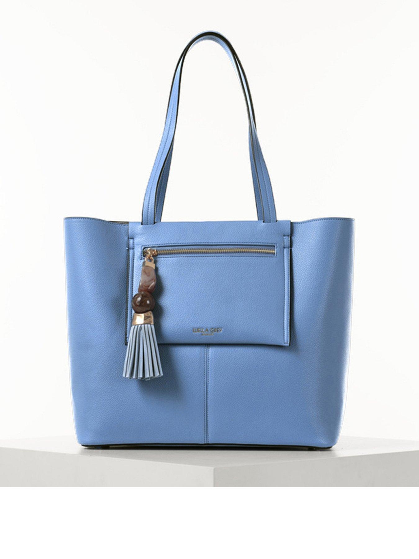 Luella Grey Catalina Cornflower Casual Tote With Pouch - Blue