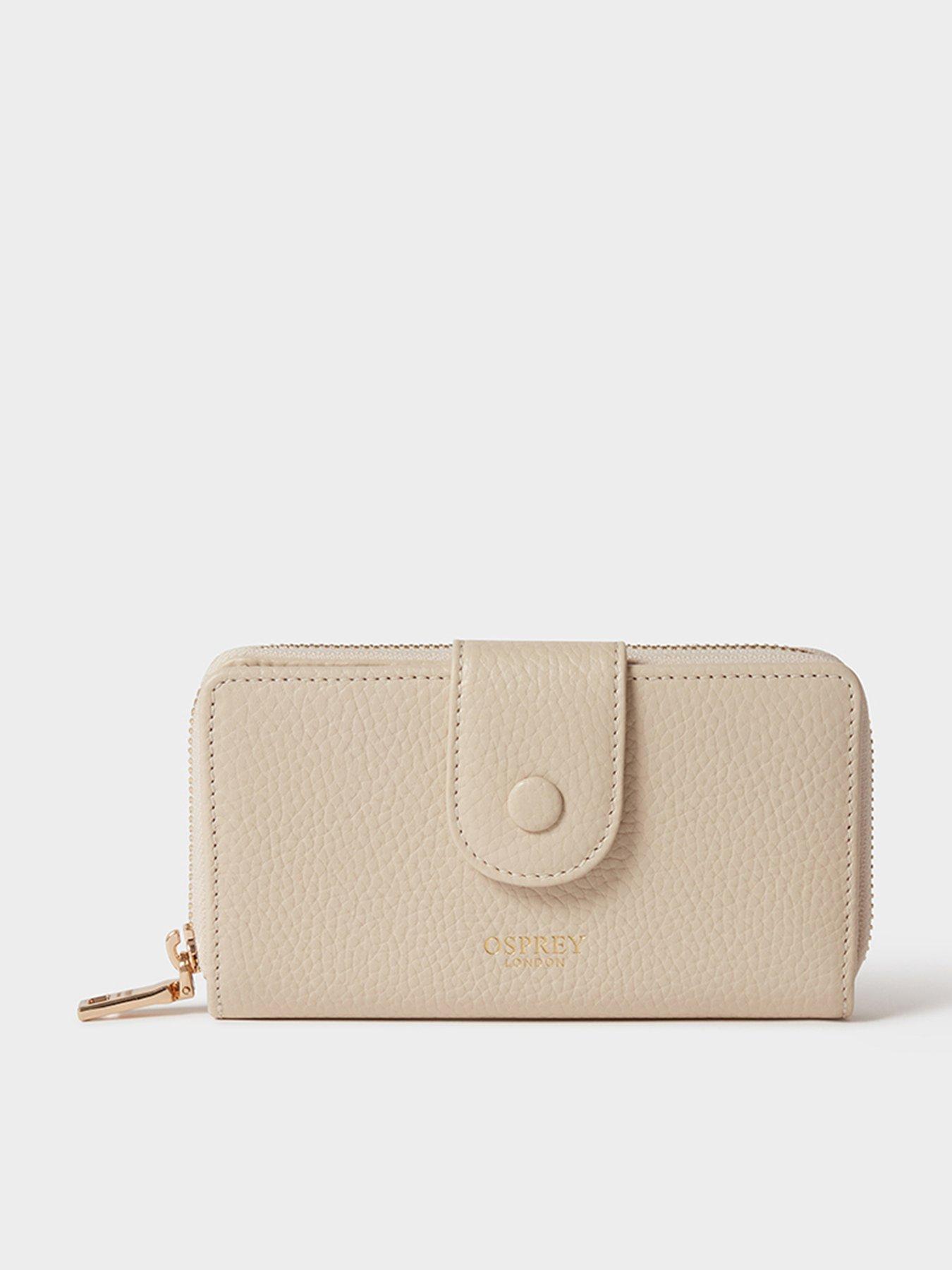 Osprey London The Core Medium Leather Popper Matinee Purse