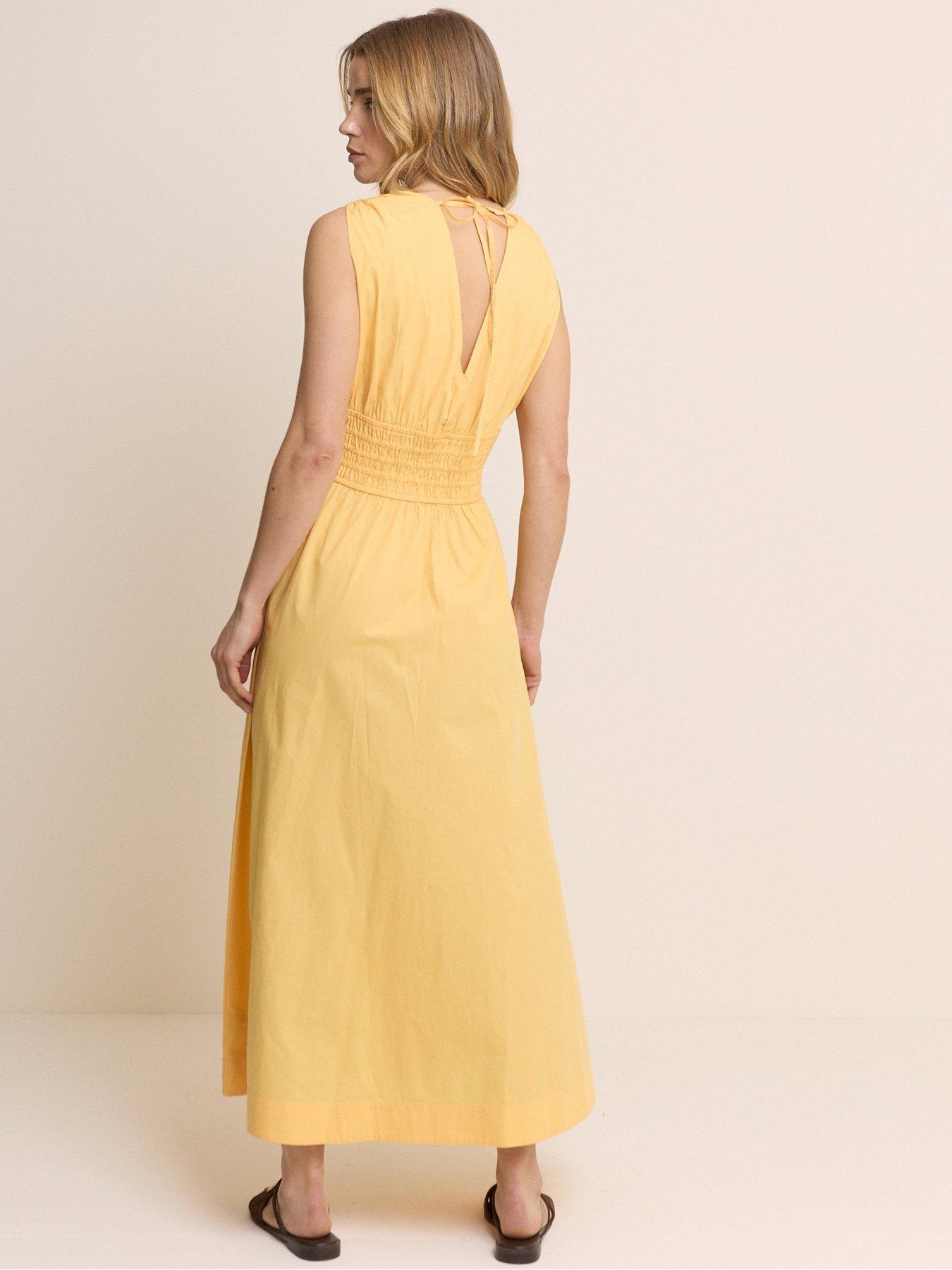 Image 2 of 5 of Nobodys Child Angelica Midi Dress - Yellow