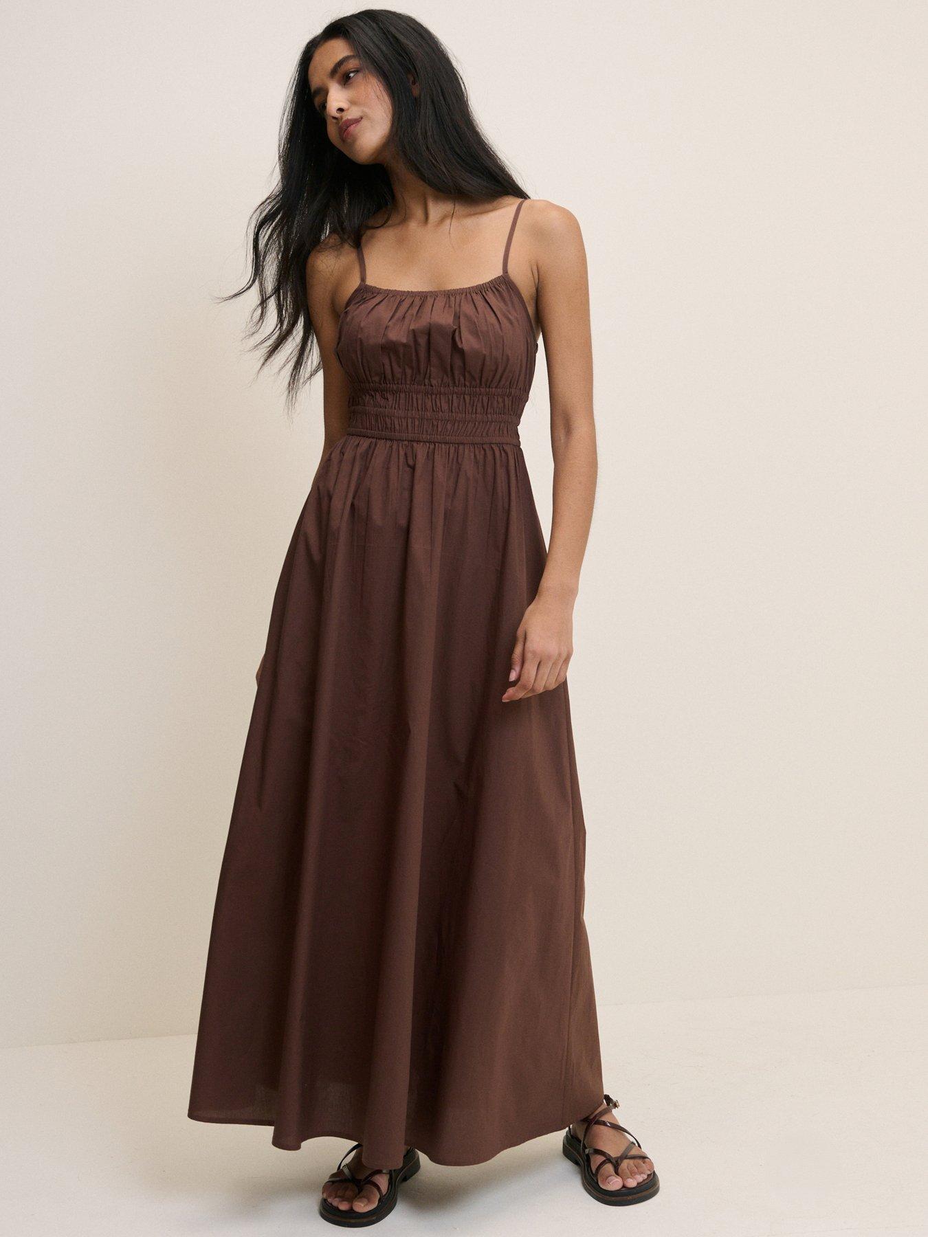 Nobodys Child Jocelyn Midi Dress - Brown