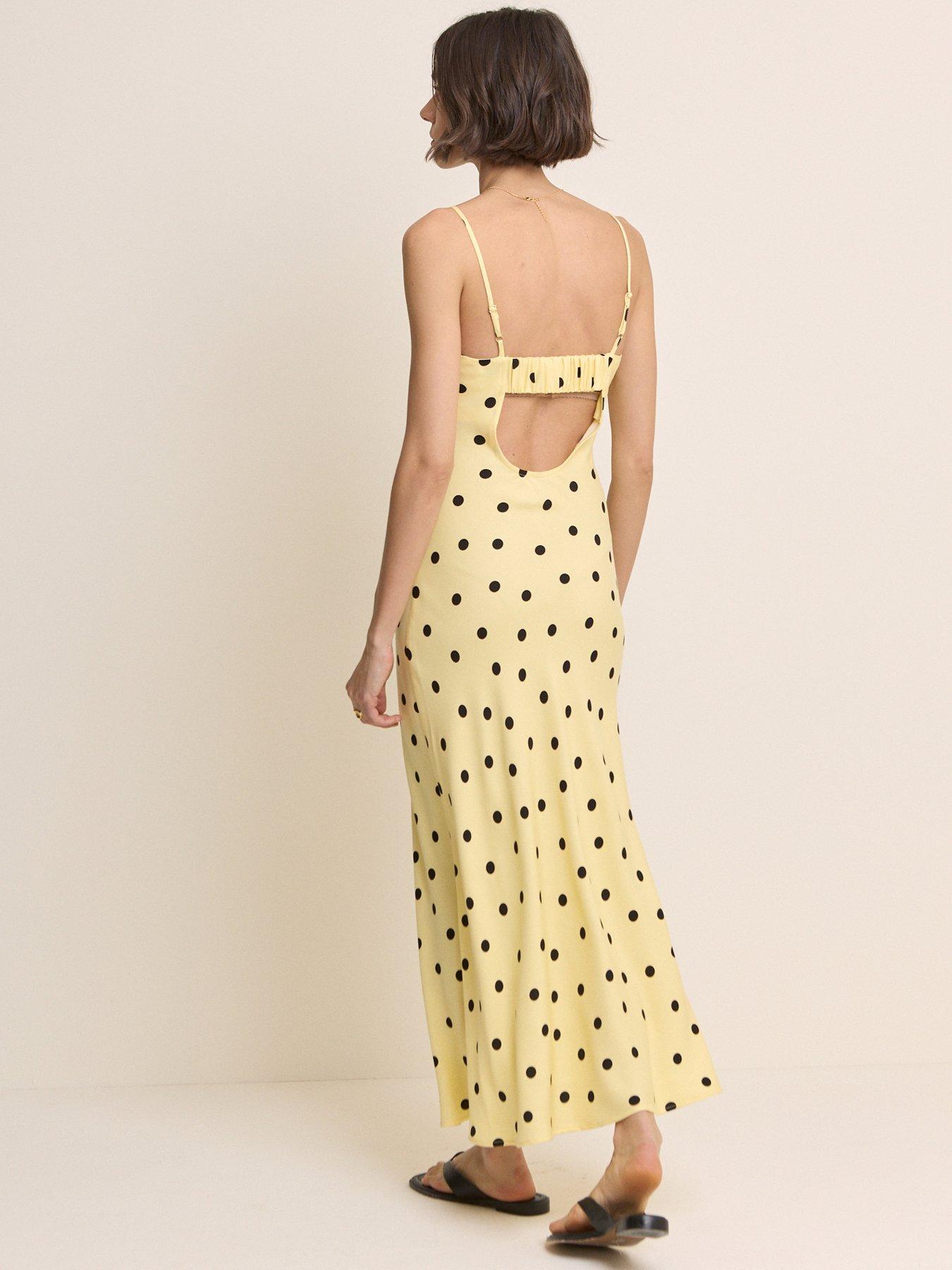 Image 2 of 5 of Nobodys Child Debbie Midi Dress - Yellow