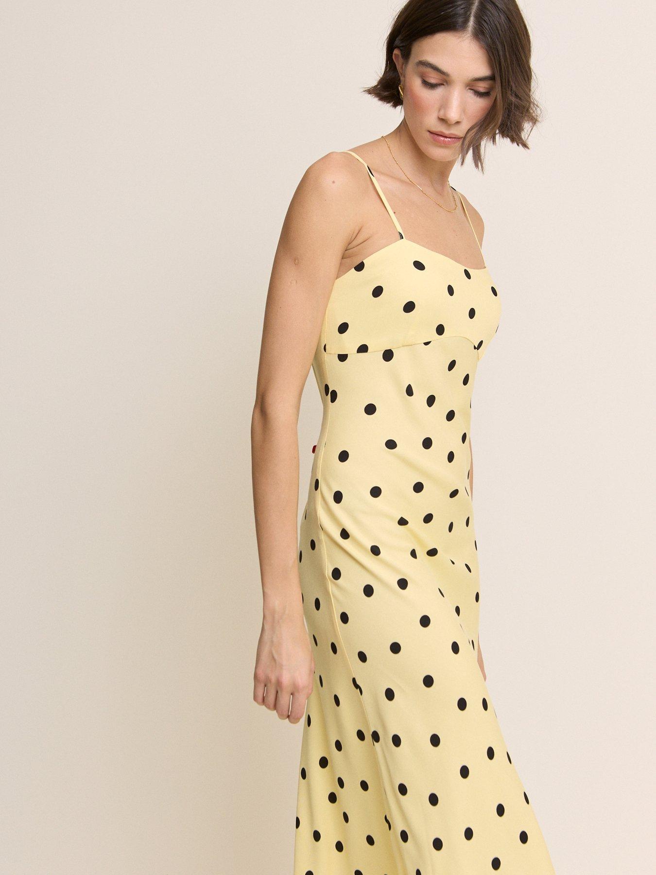 Image 4 of 5 of Nobodys Child Debbie Midi Dress - Yellow