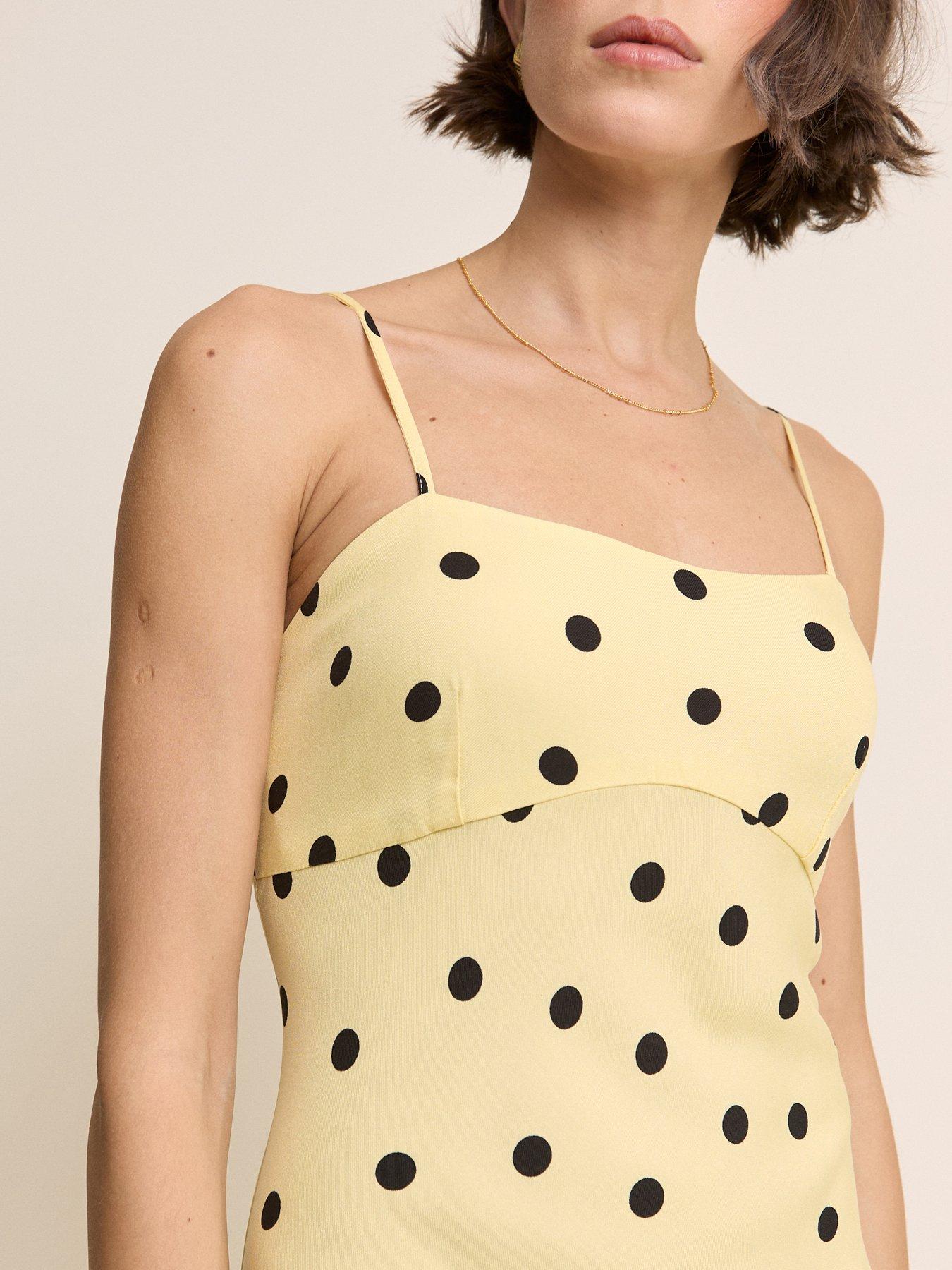 Image 5 of 5 of Nobodys Child Debbie Midi Dress - Yellow