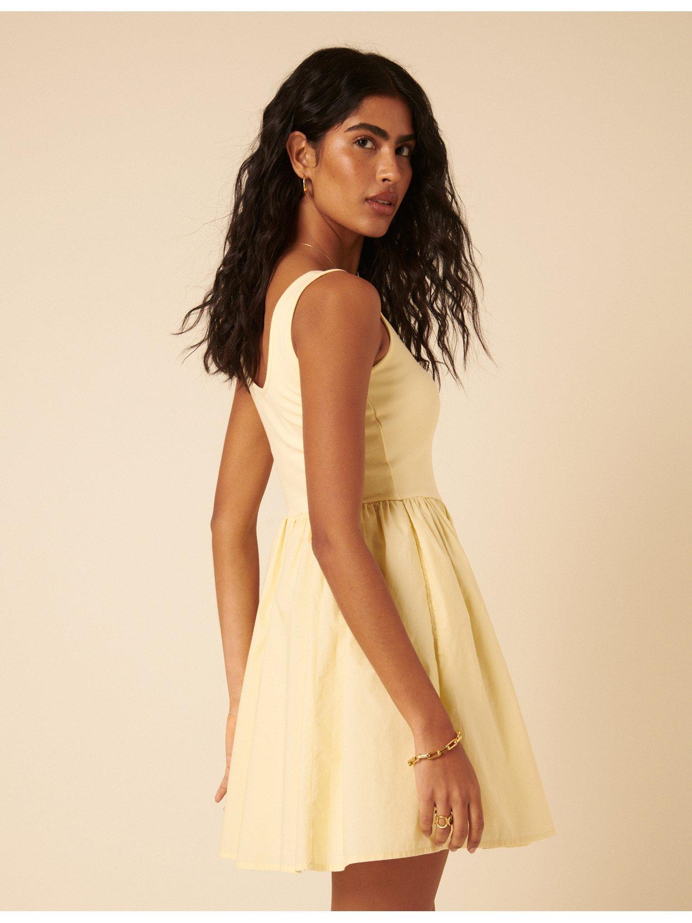 Image 2 of 5 of Nobodys Child Colorado Mini Dress - Yellow