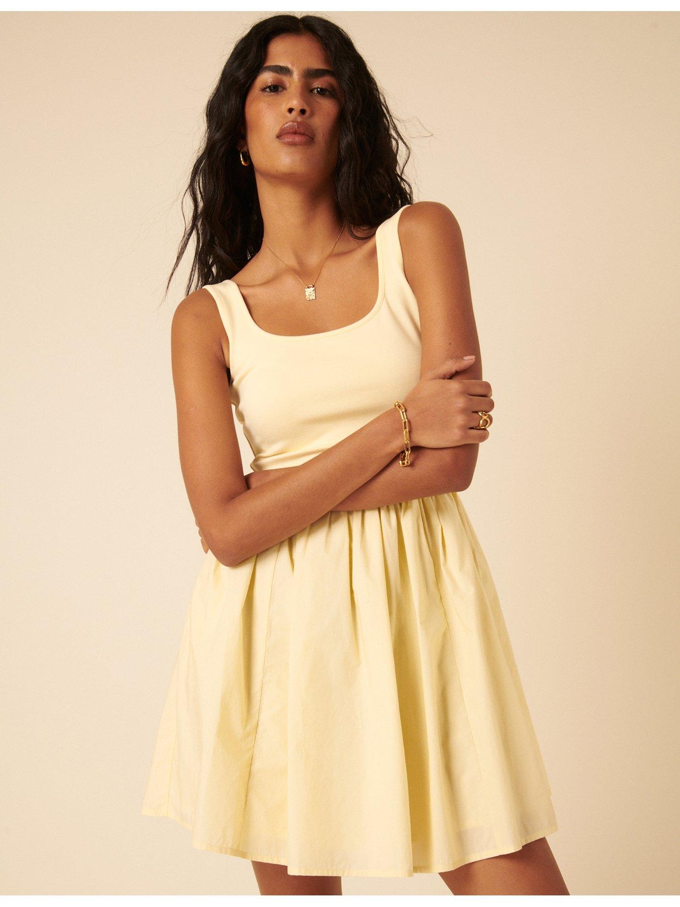 Image 3 of 5 of Nobodys Child Colorado Mini Dress - Yellow