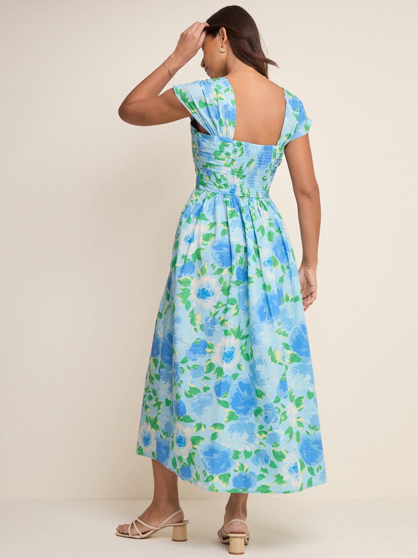 Image 2 of 5 of Nobodys Child Mika Midaxi Dress - Blue