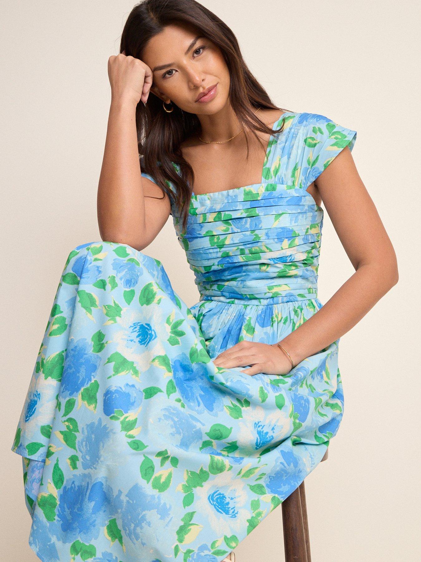 Image 4 of 5 of Nobodys Child Mika Midaxi Dress - Blue