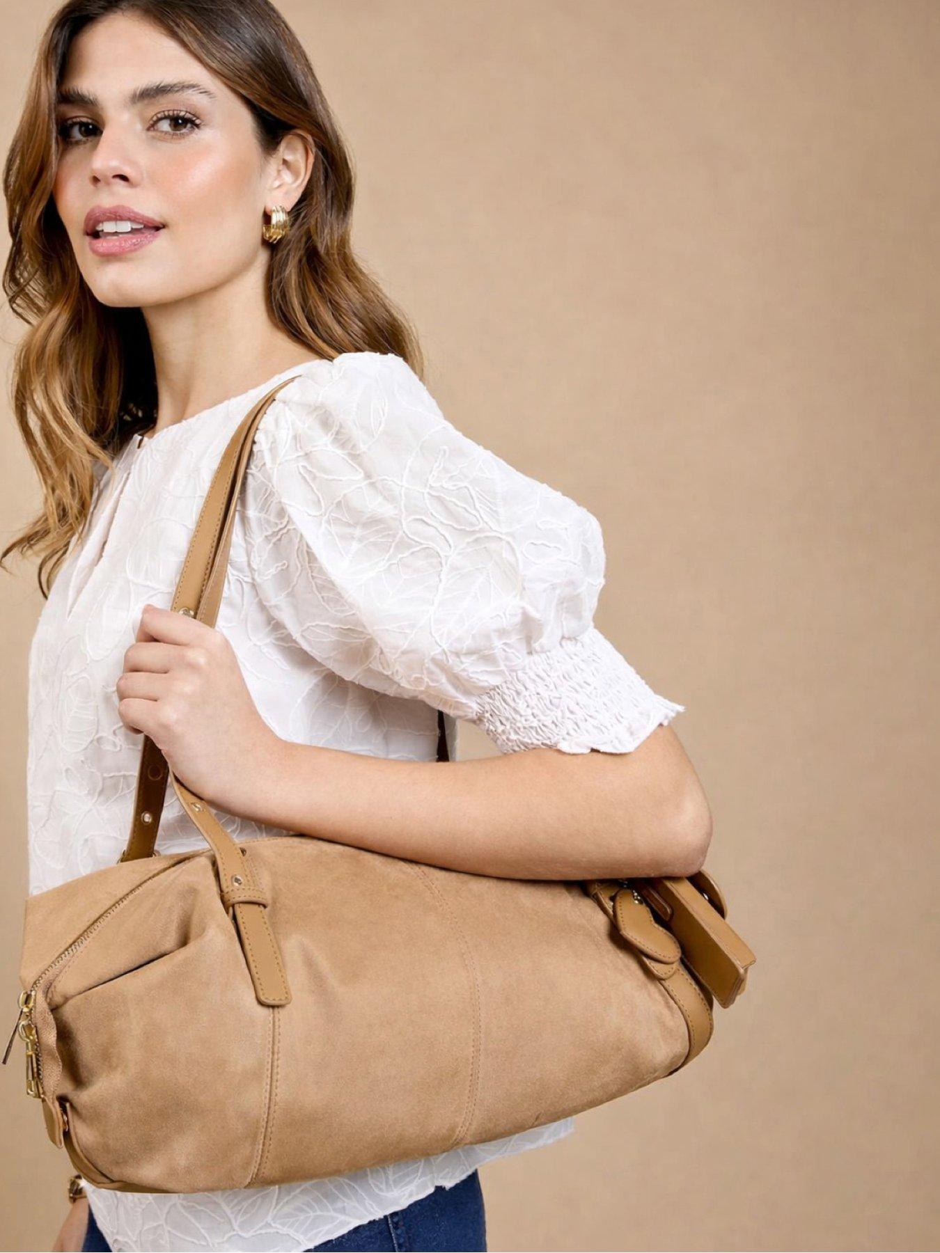  image of little-mistress-camel-slouch-bag
