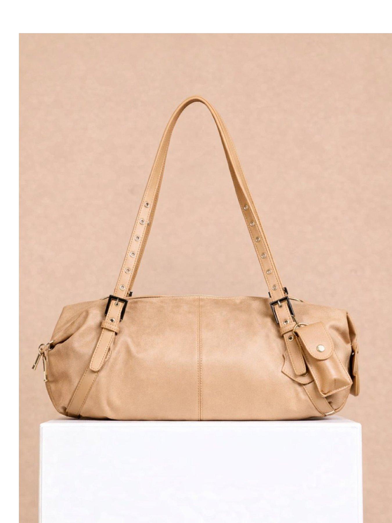  image of little-mistress-camel-slouch-bag