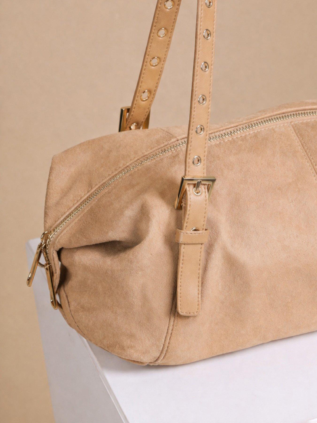  image of little-mistress-camel-slouch-bag