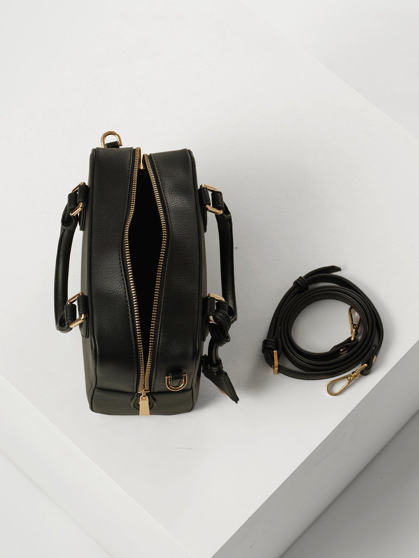 Image 4 of 7 of Luella Grey Lilian Barrel Crossbody Bag - Black
