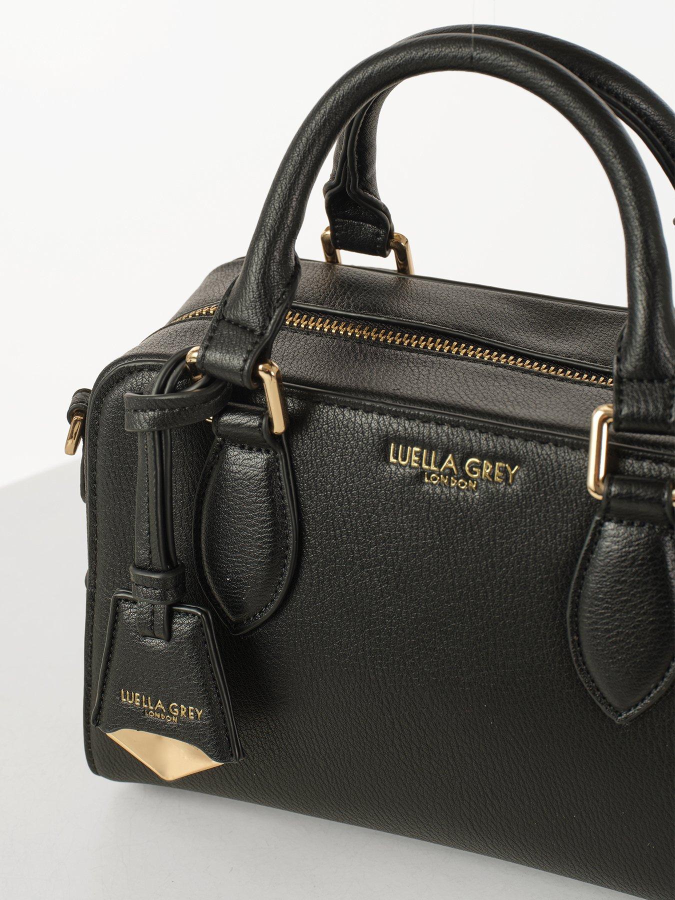 Image 6 of 7 of Luella Grey Lilian Barrel Crossbody Bag - Black