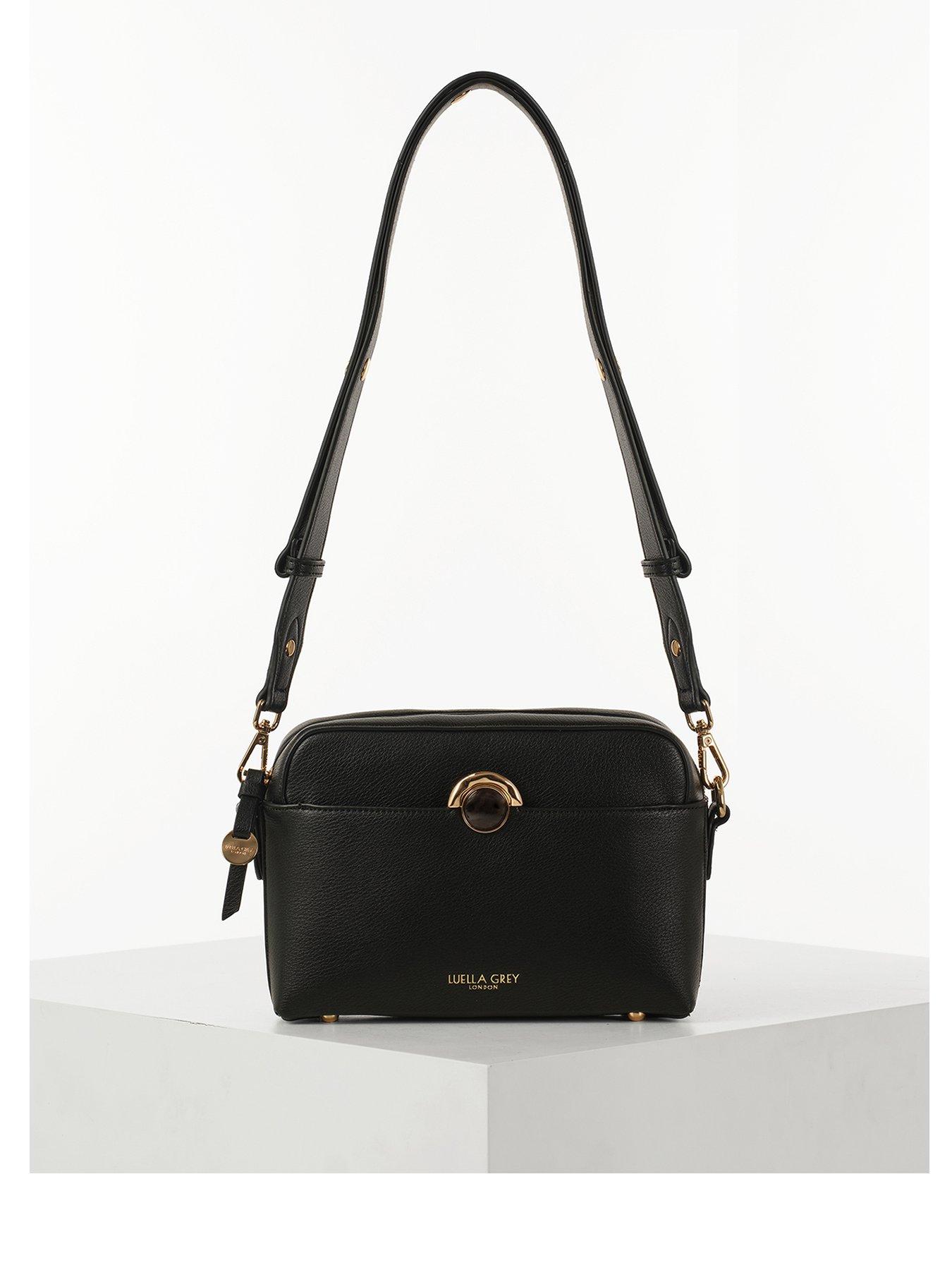 Luella Grey Sian Black Camera Crossbody