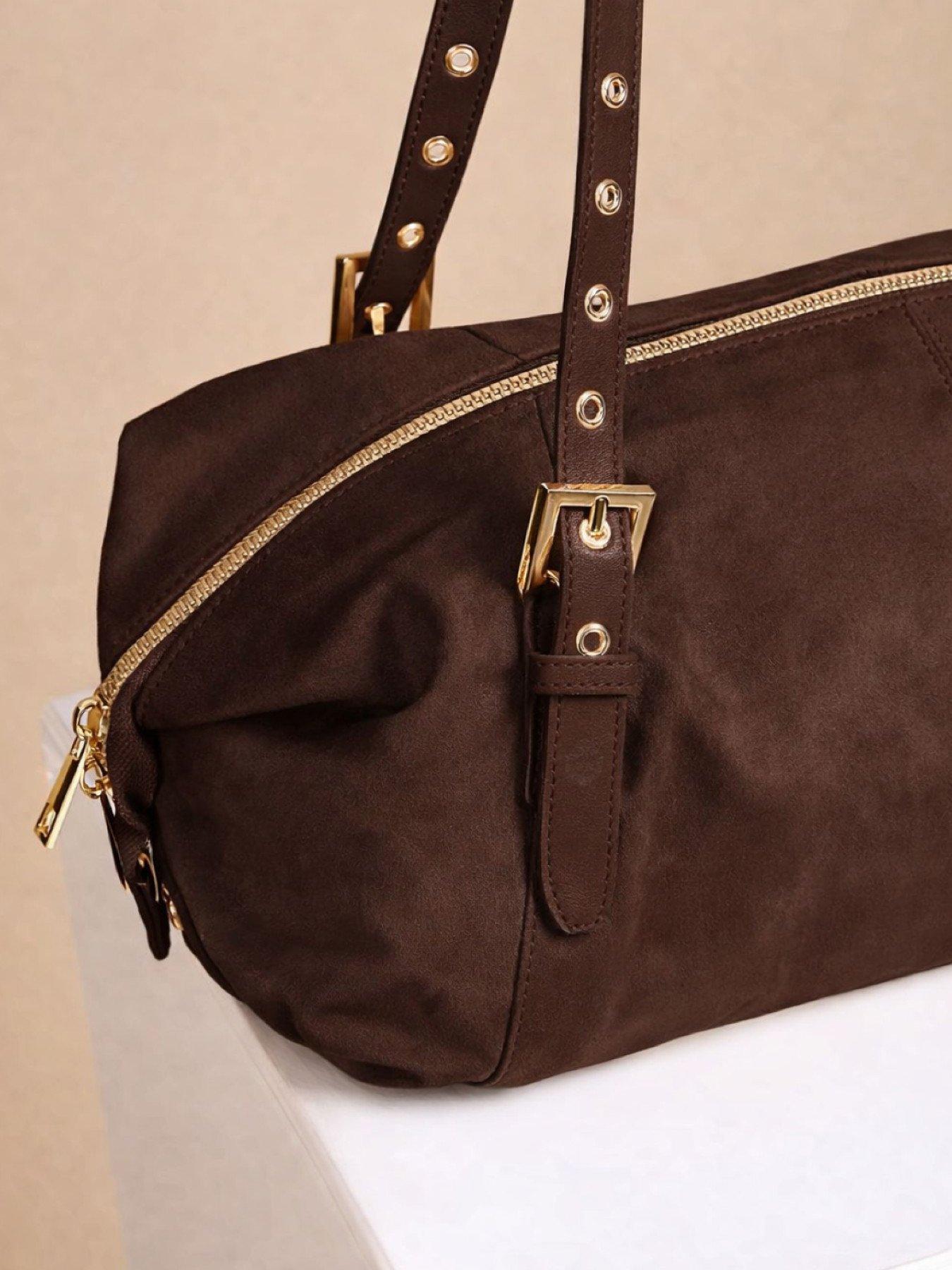  image of little-mistress-choc-slouch-bag