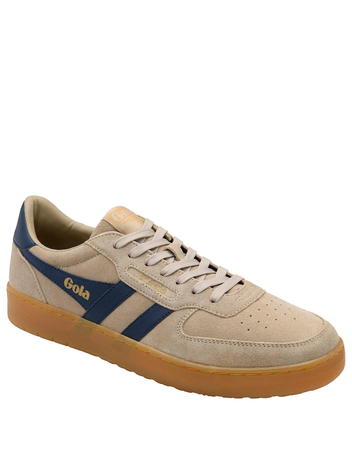 stillFront image of gola-mens-hawk-suede-86-beige