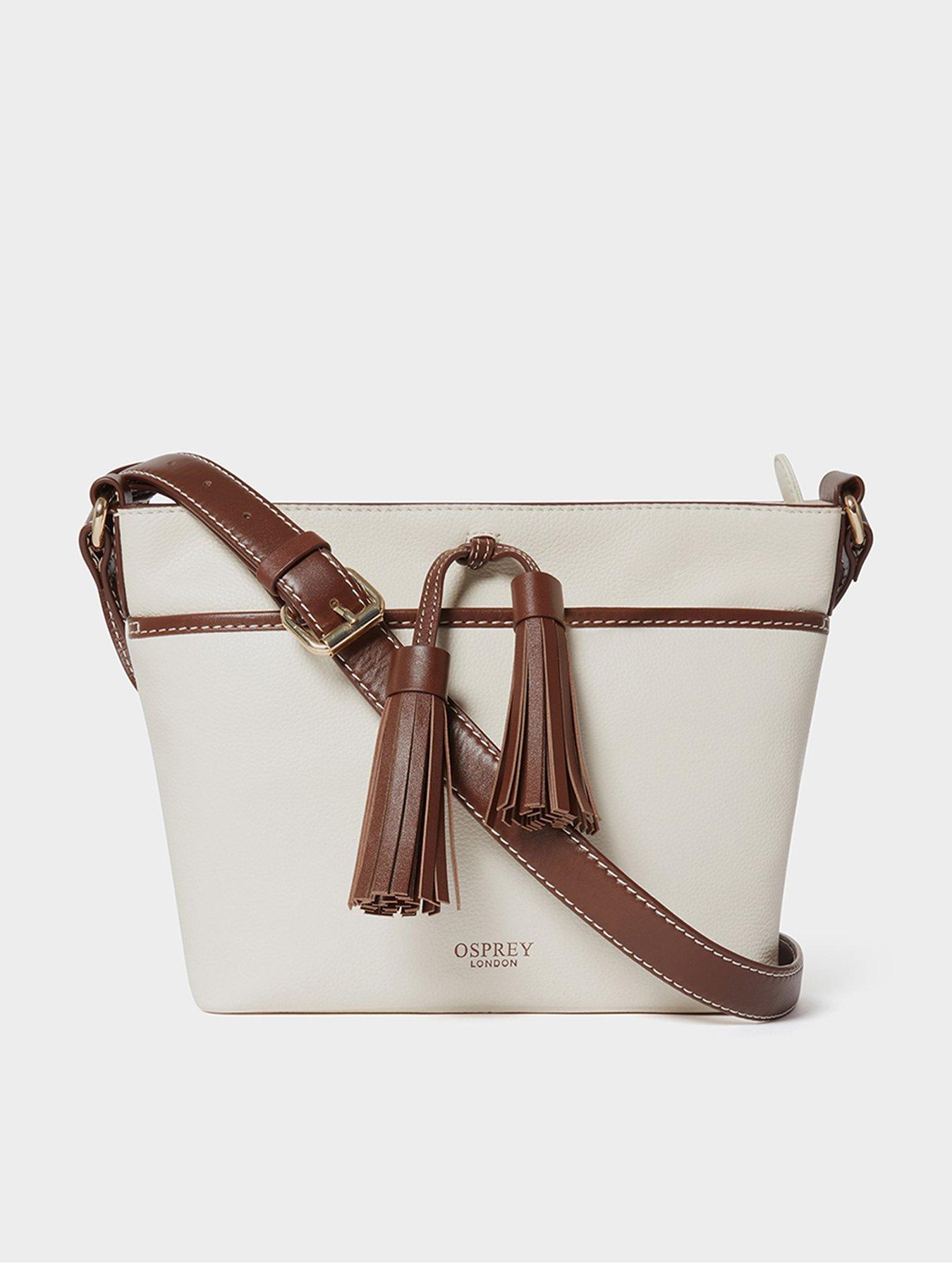 Osprey London The Classic Savanna Leather Crossbody Bag