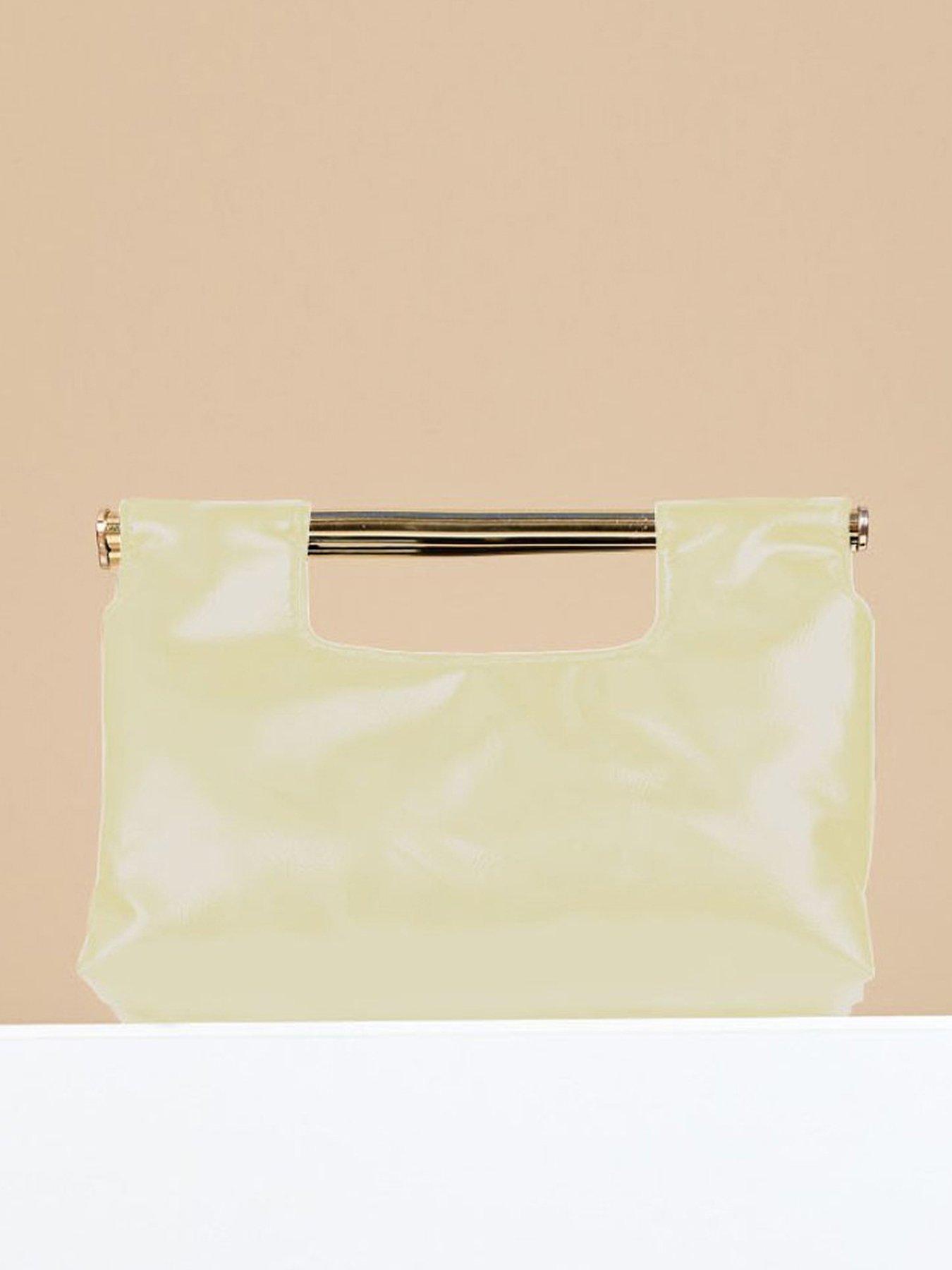 Image 1 of 1 of Little Mistress Yellow Bar Clutch