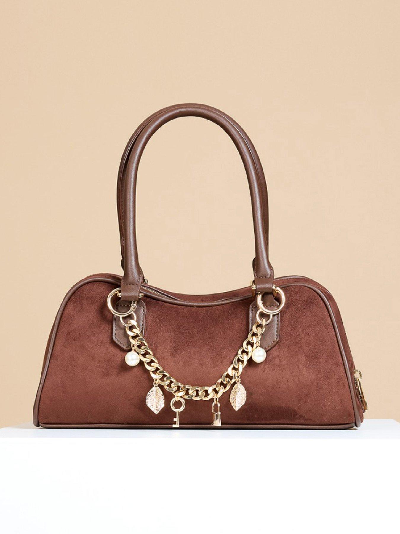 stillFront image of little-mistress-choc-chain-charm-bag