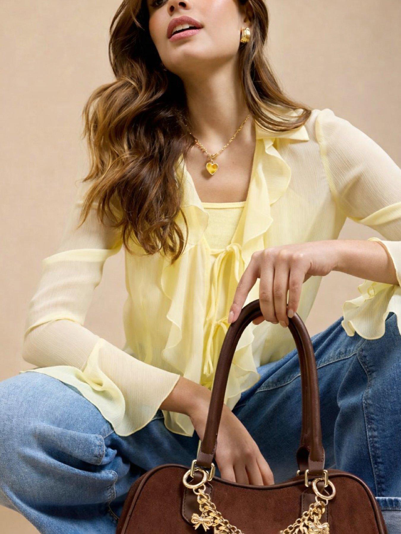  image of little-mistress-choc-chain-charm-bag