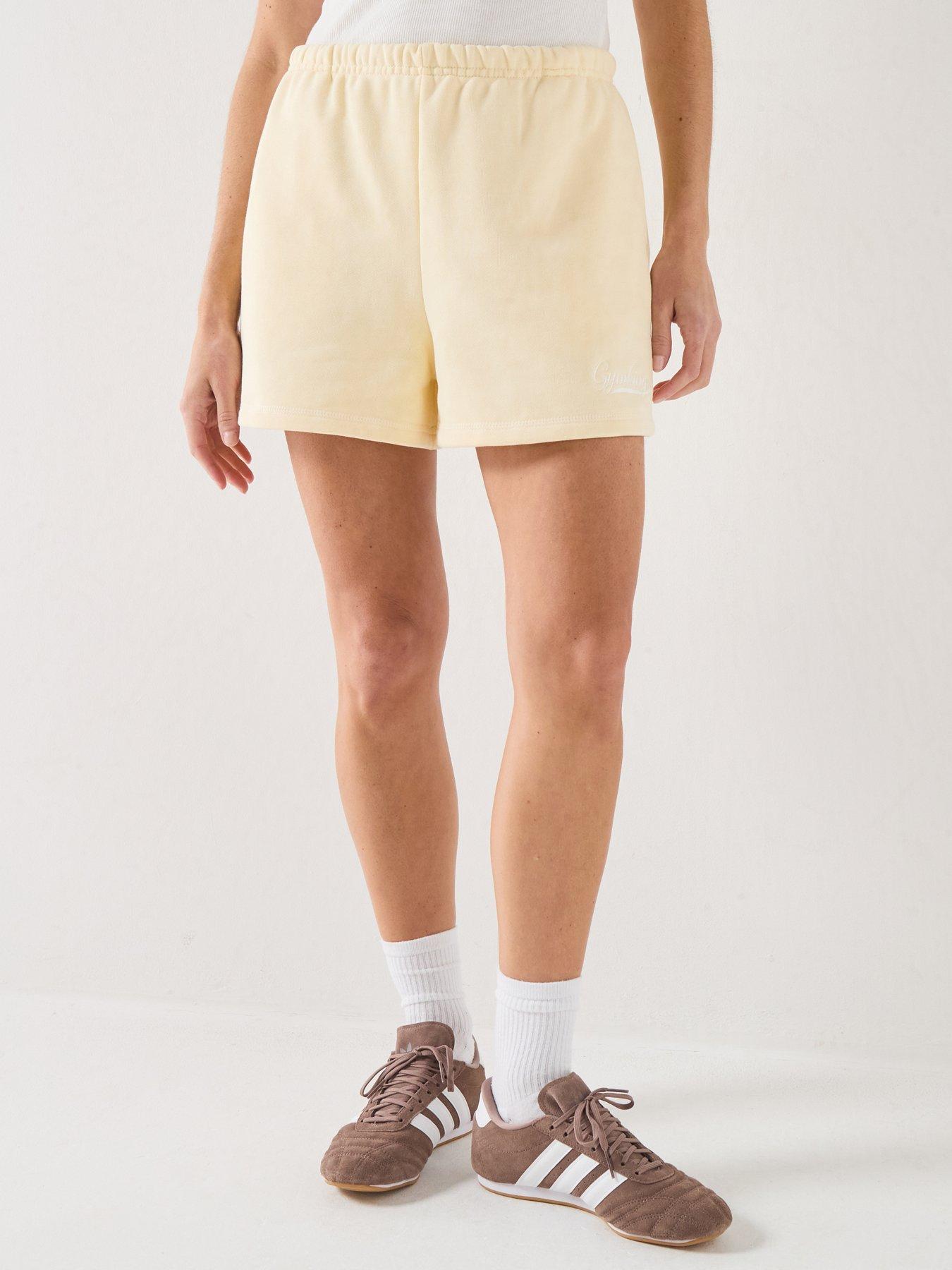 Gym King Womens Renew Flatlock Short - Yellow