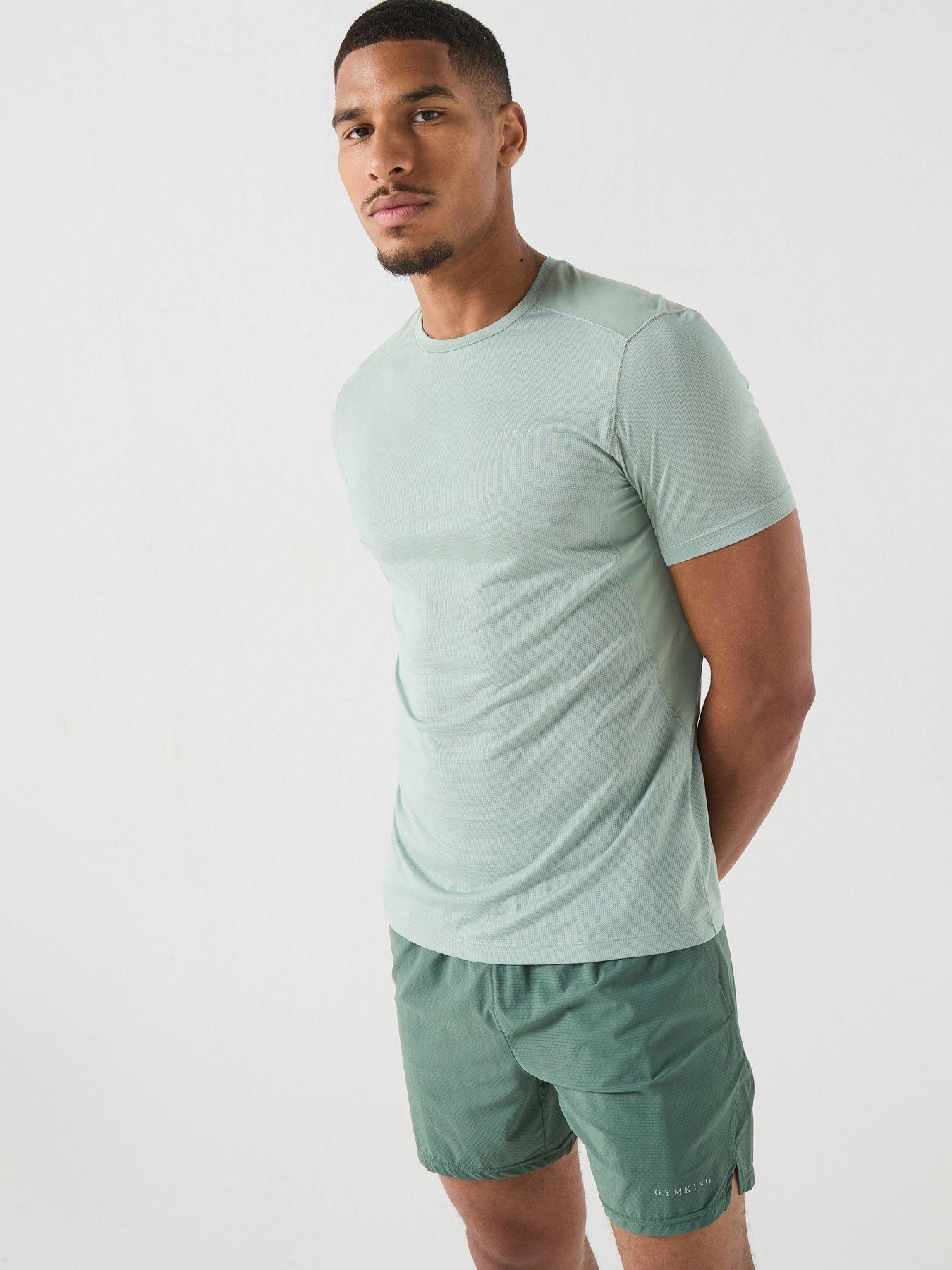Gym King Mens Energise T-Shirt  - Green