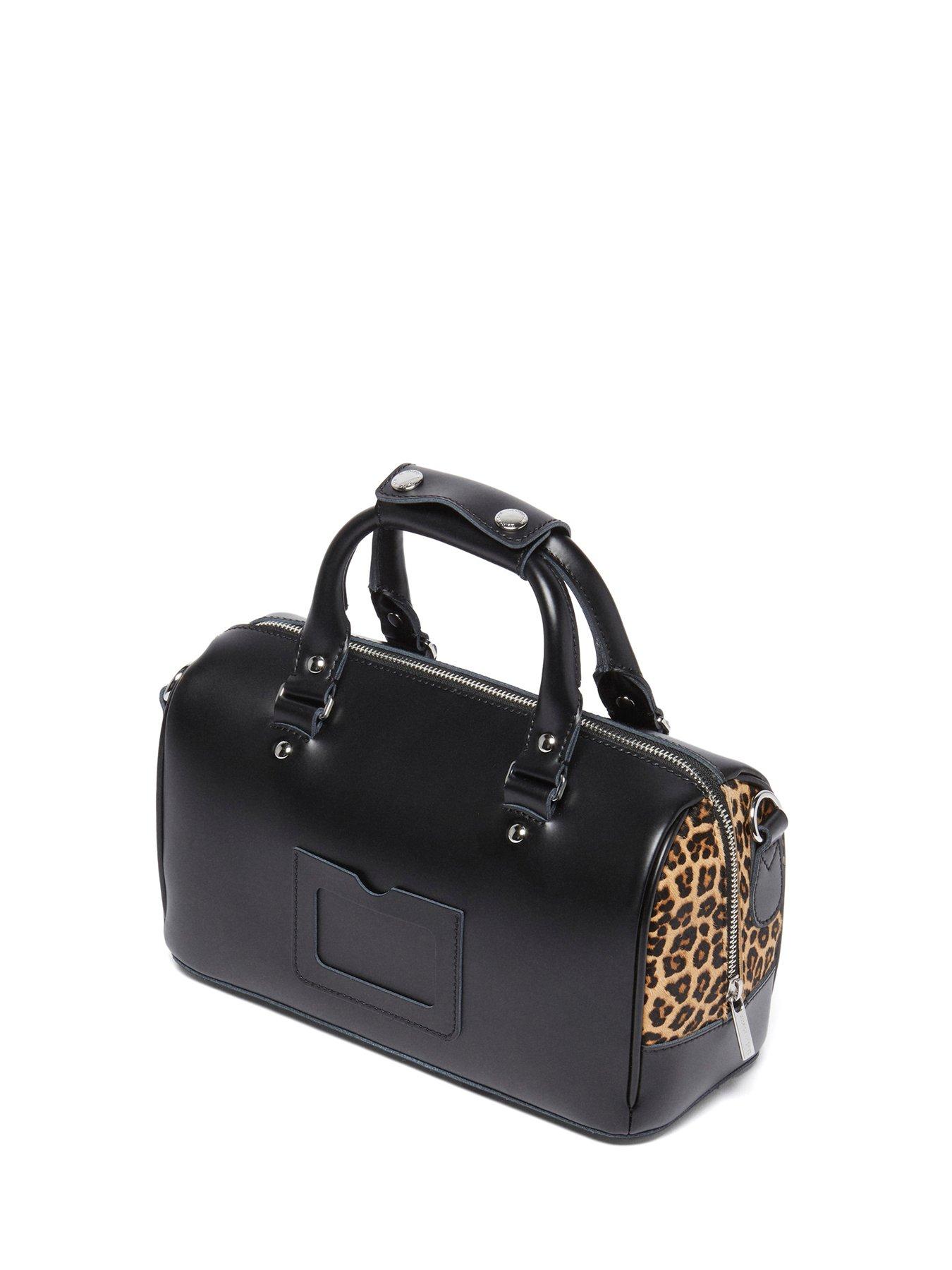  image of dr-martens-top-handle-bag-leopard-print