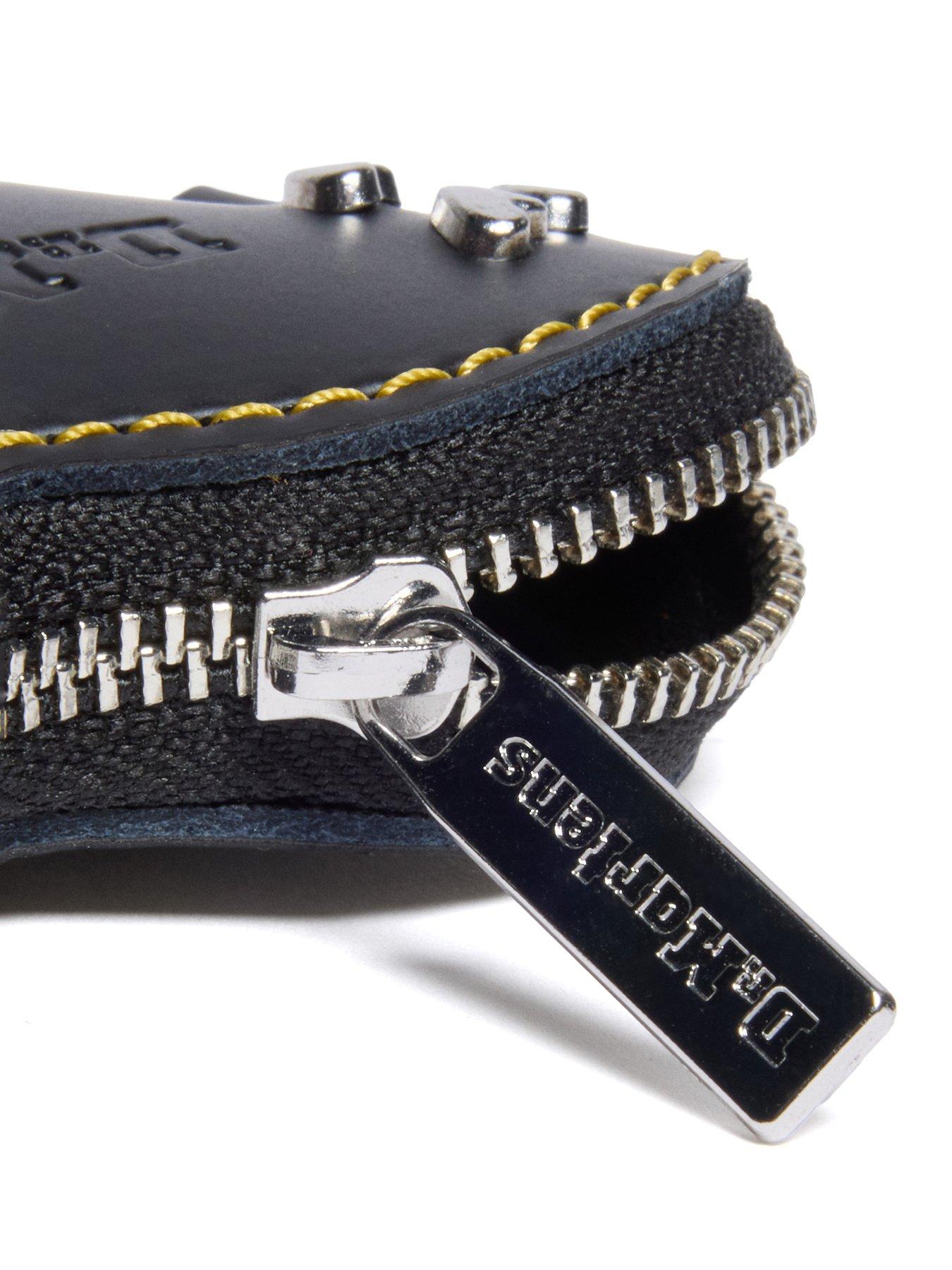  image of dr-martens-heart-purse-keyring-black