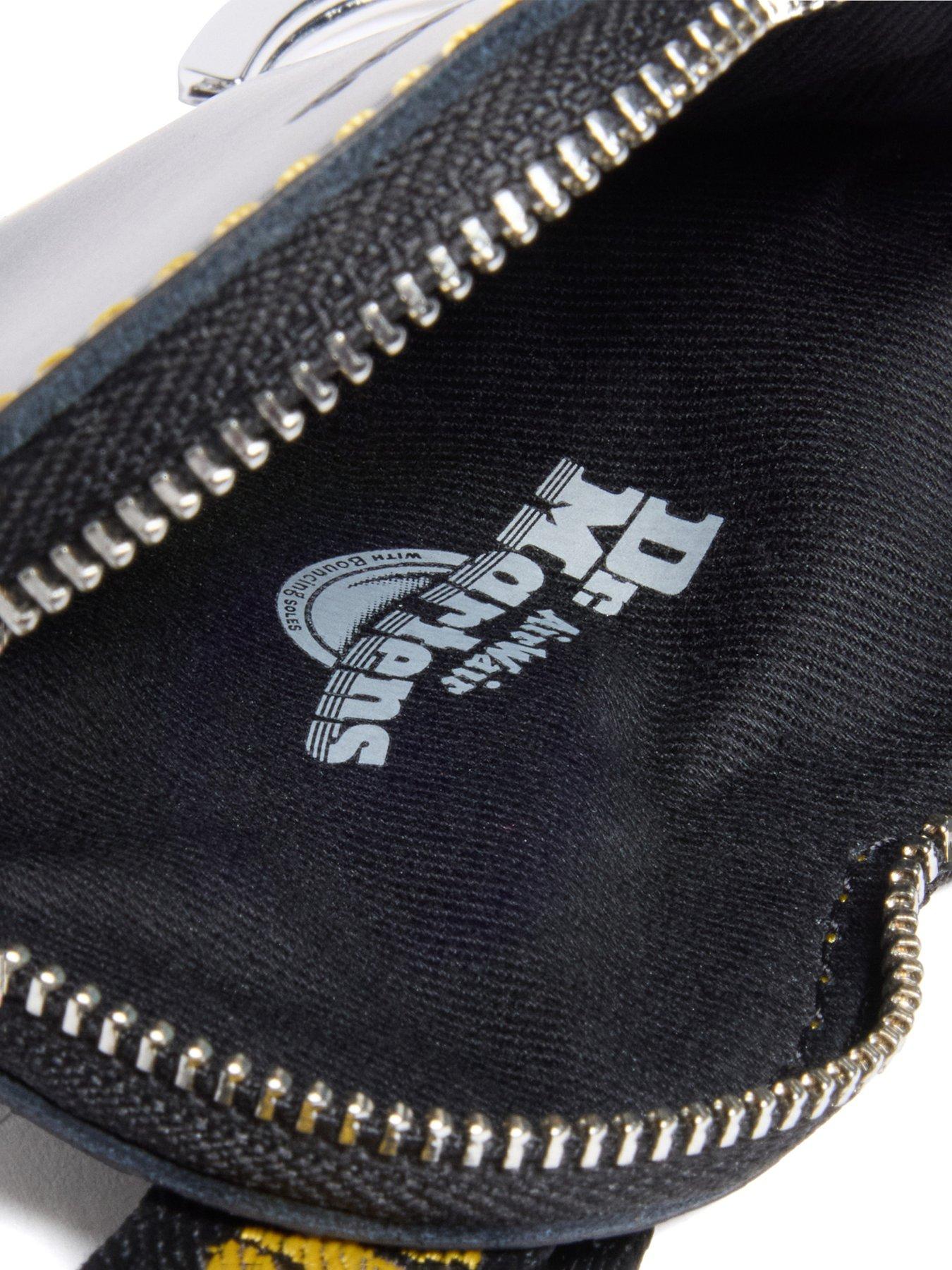  image of dr-martens-heart-purse-keyring-black