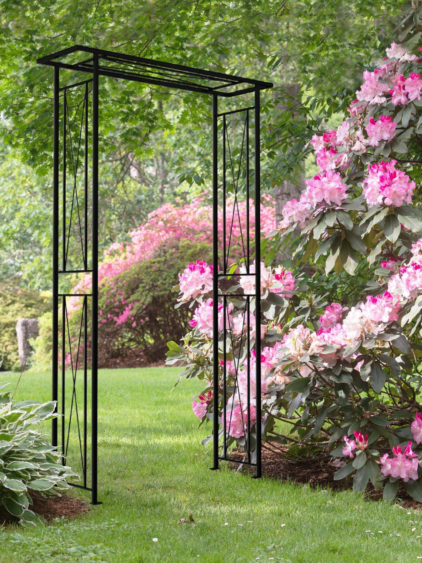 front image of panacea-flat-top-arch-black
