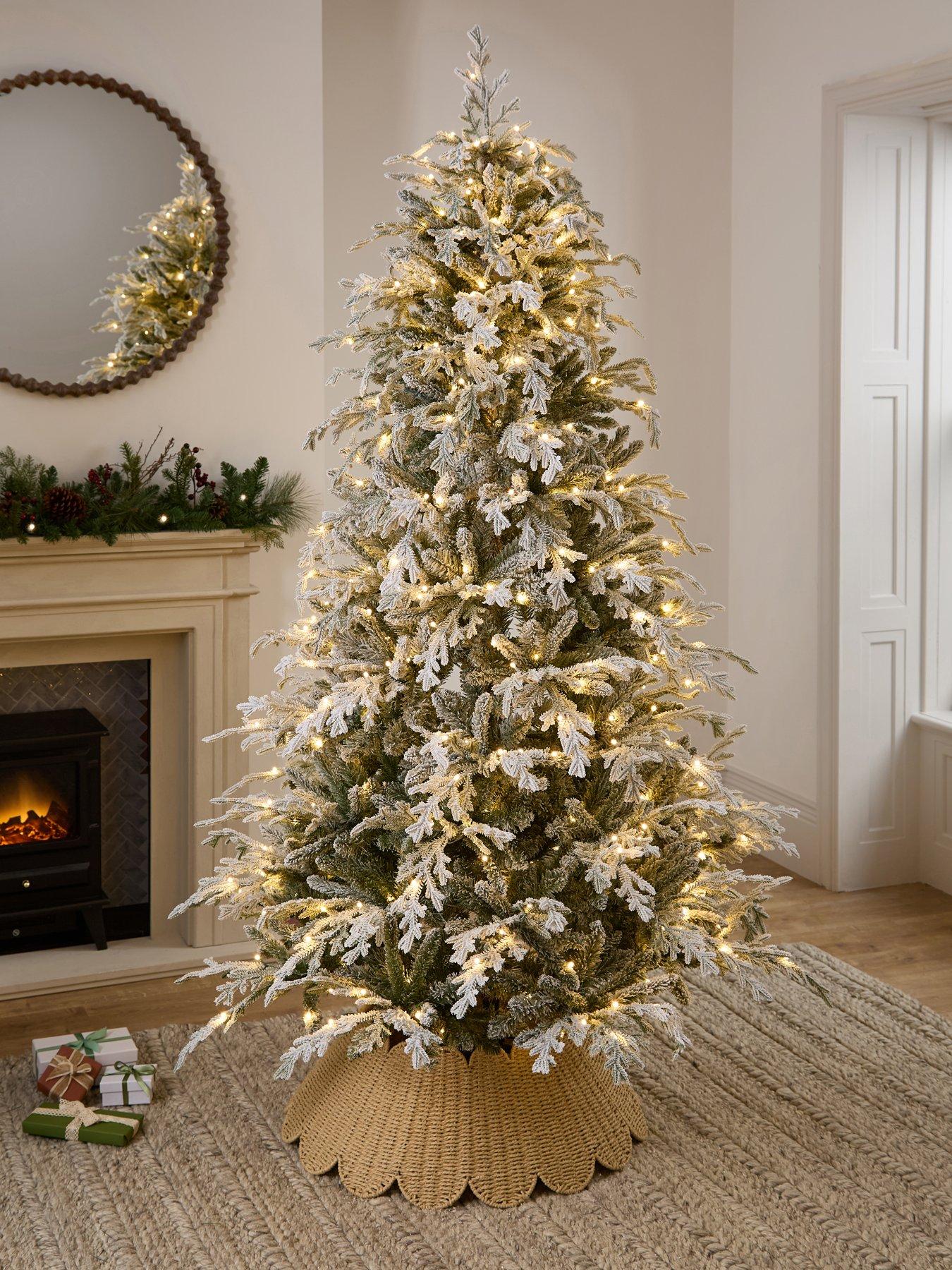 Image 1 of 8 of The Very Collection 7Ft Snowfall Pre Lit Christmas&nbsp;Tree